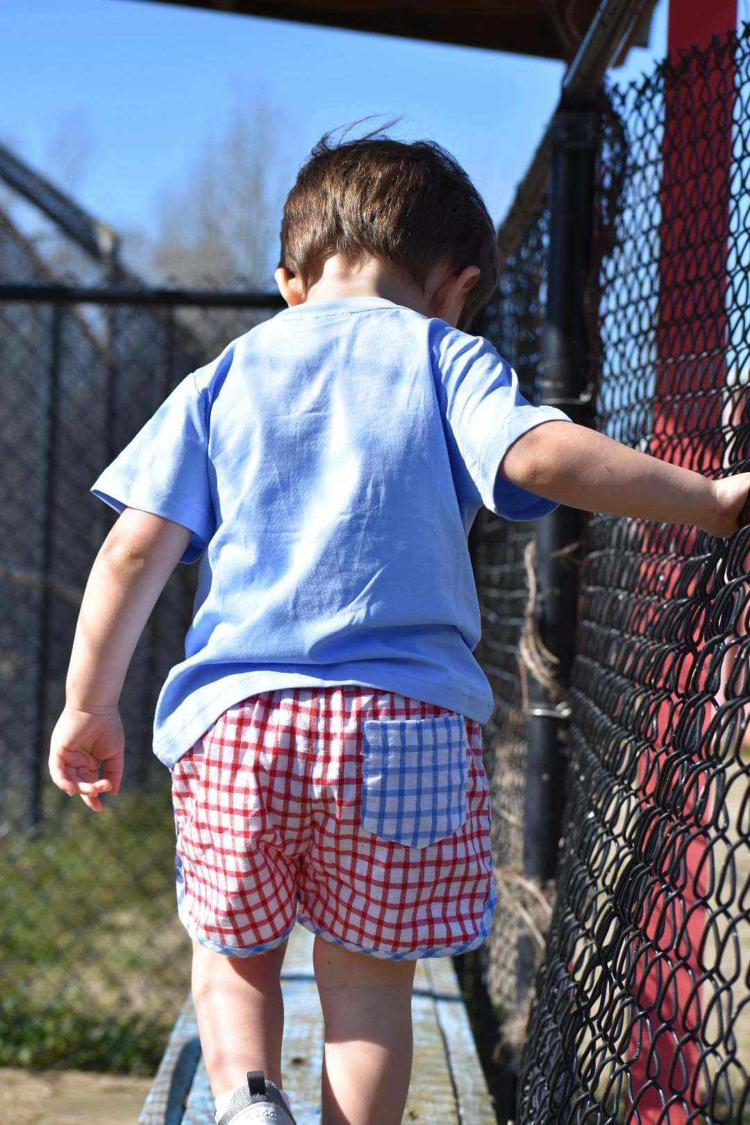 Boy’s Smocked Baseball Short Set