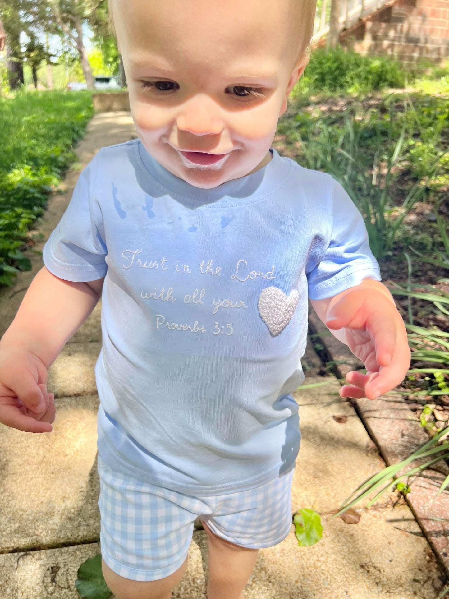 Boy’s Trust in the Lord with all your Heart Short Set