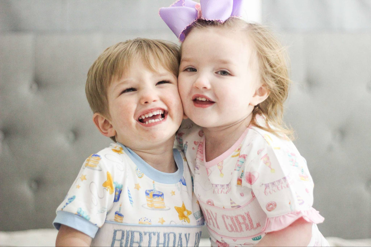Birthday Girl Smocked Pajama Set