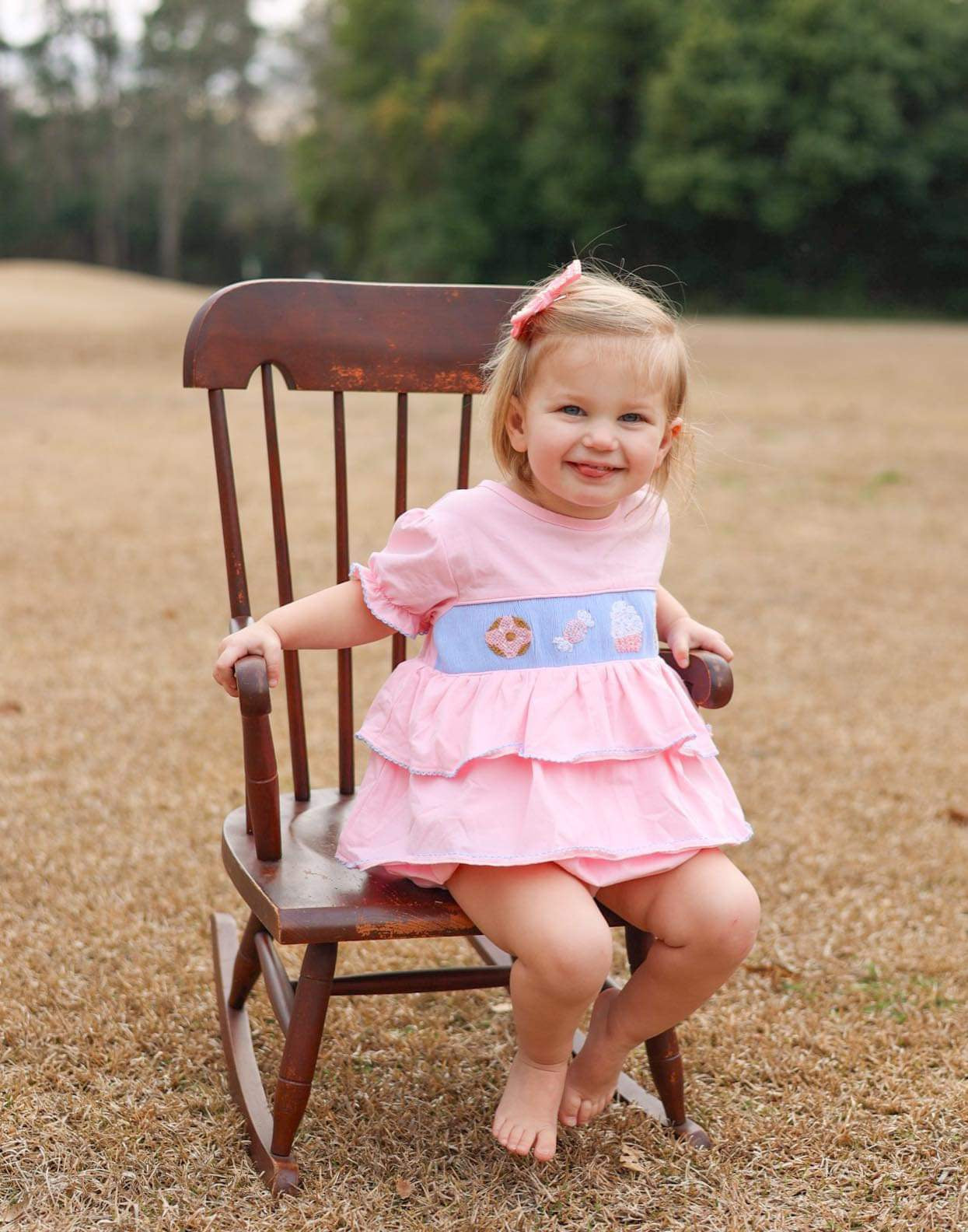 Girl’s Smocked Sweet Treat Bubble