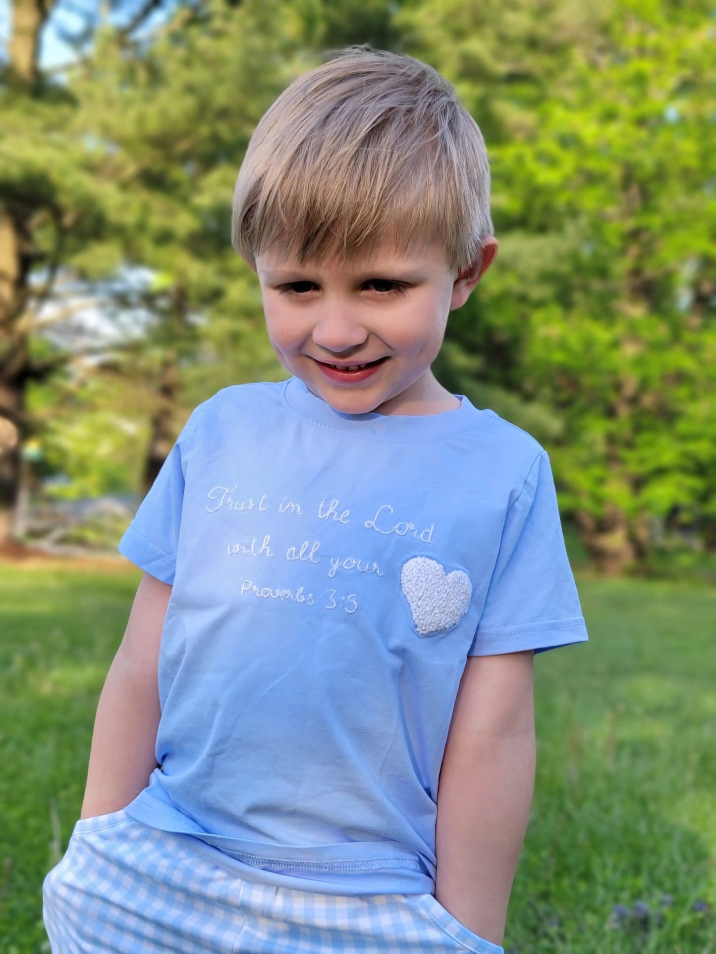 Boy’s Trust in the Lord with all your Heart Short Set
