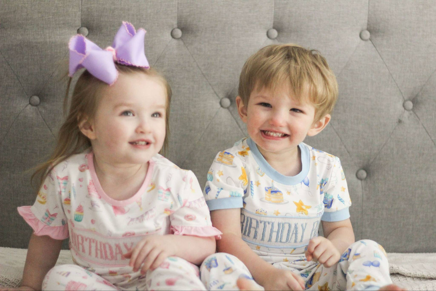 Birthday Girl Smocked Pajama Set