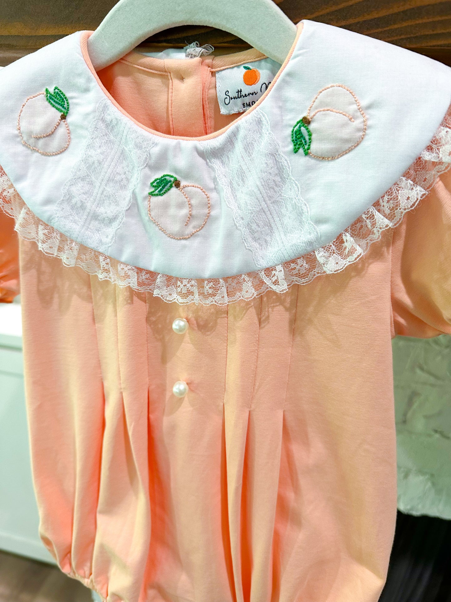 Girl’s Peach & Pearl Bubble