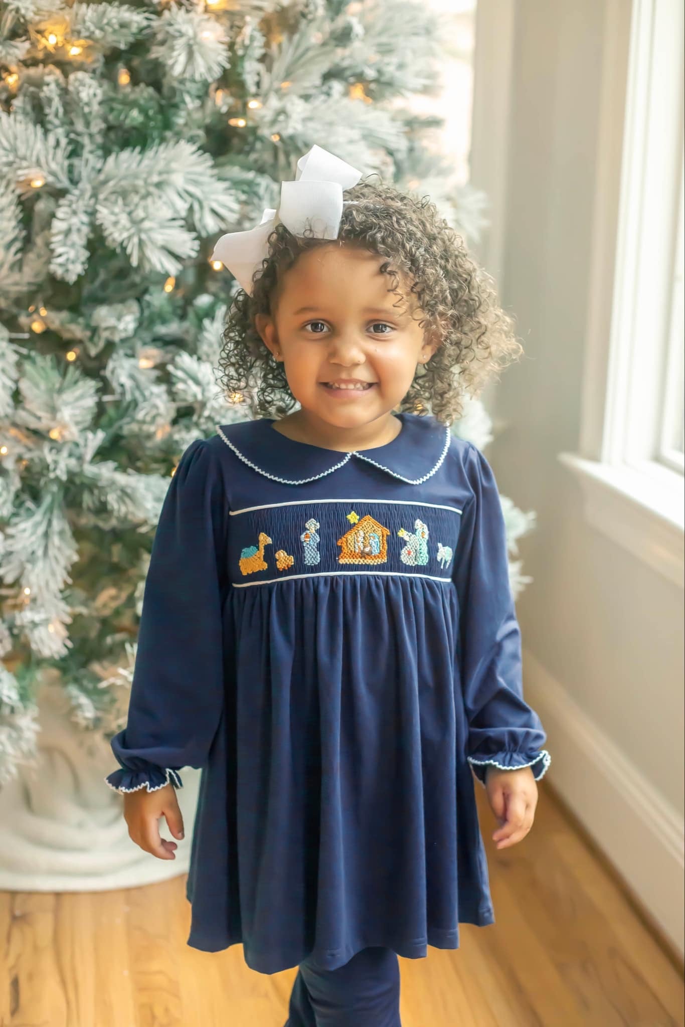 Girl’s Nativity Leggings Set