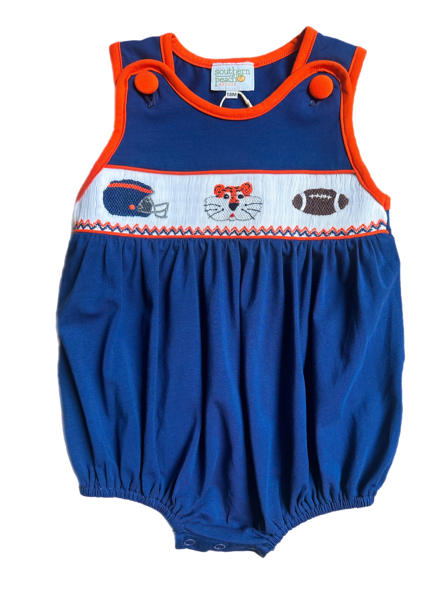 Smocked Tiger Football Bubble