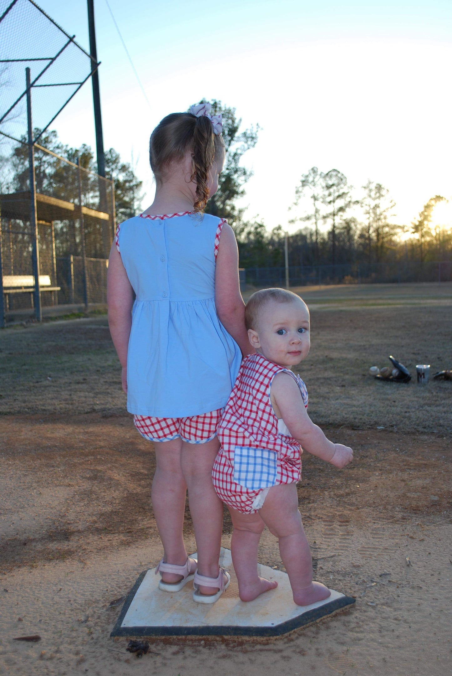 Boy’s Smocked Baseball Bubble
