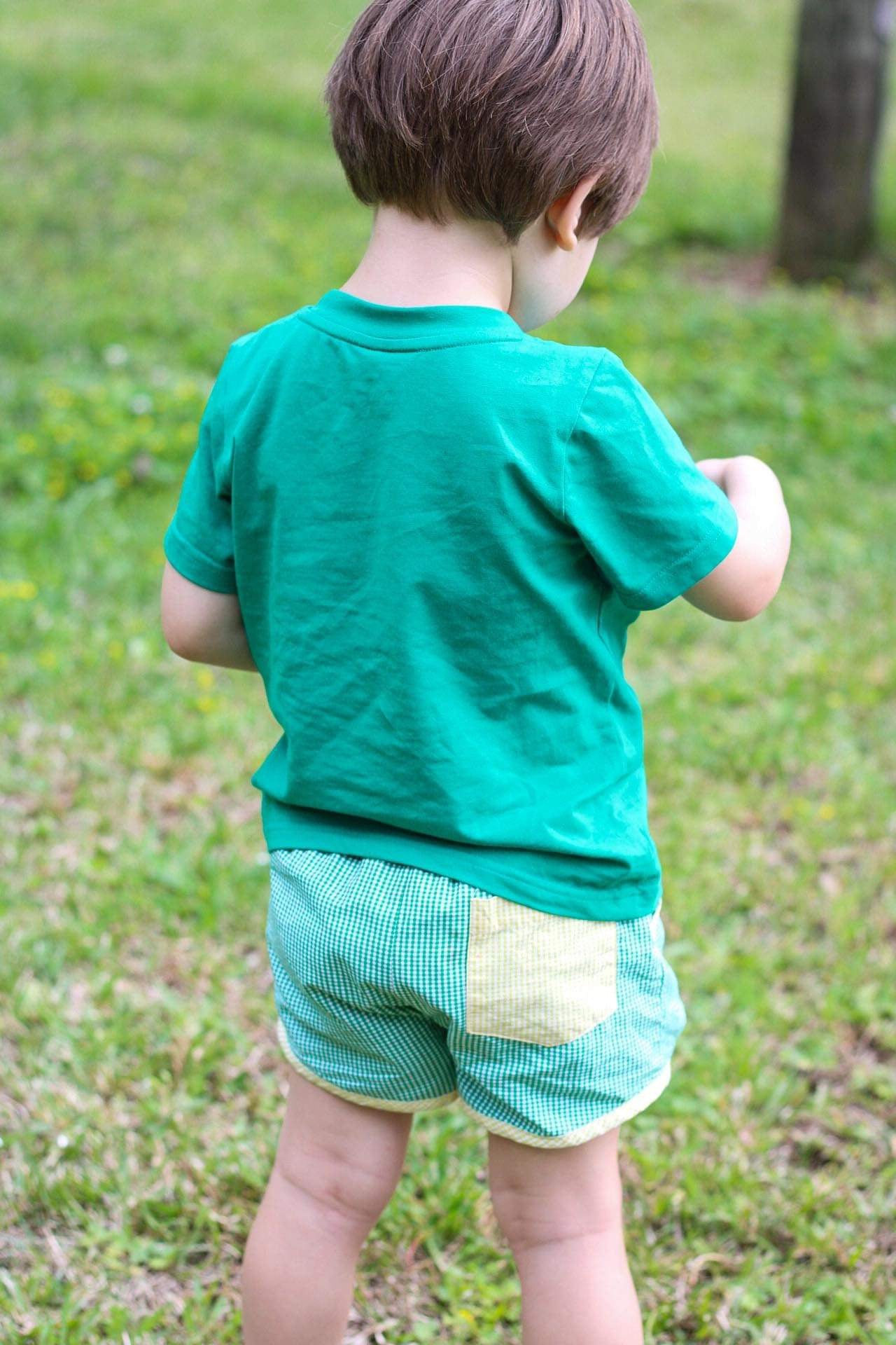 Boy’s Smocked Tractor Short Set
