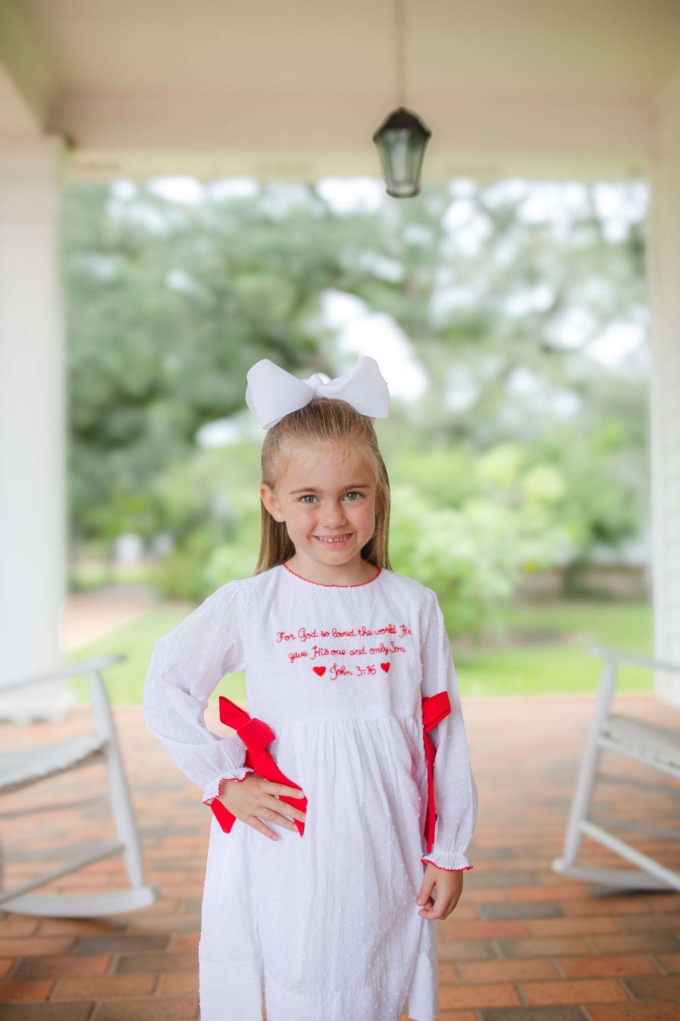 Girl’s For God So Loved The World Dress