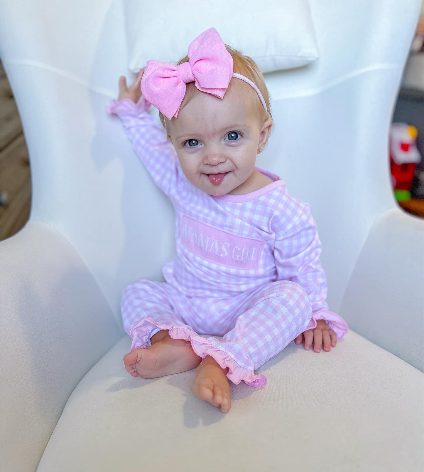 Girl’s Smocked Mama’s Girl Lounge Set