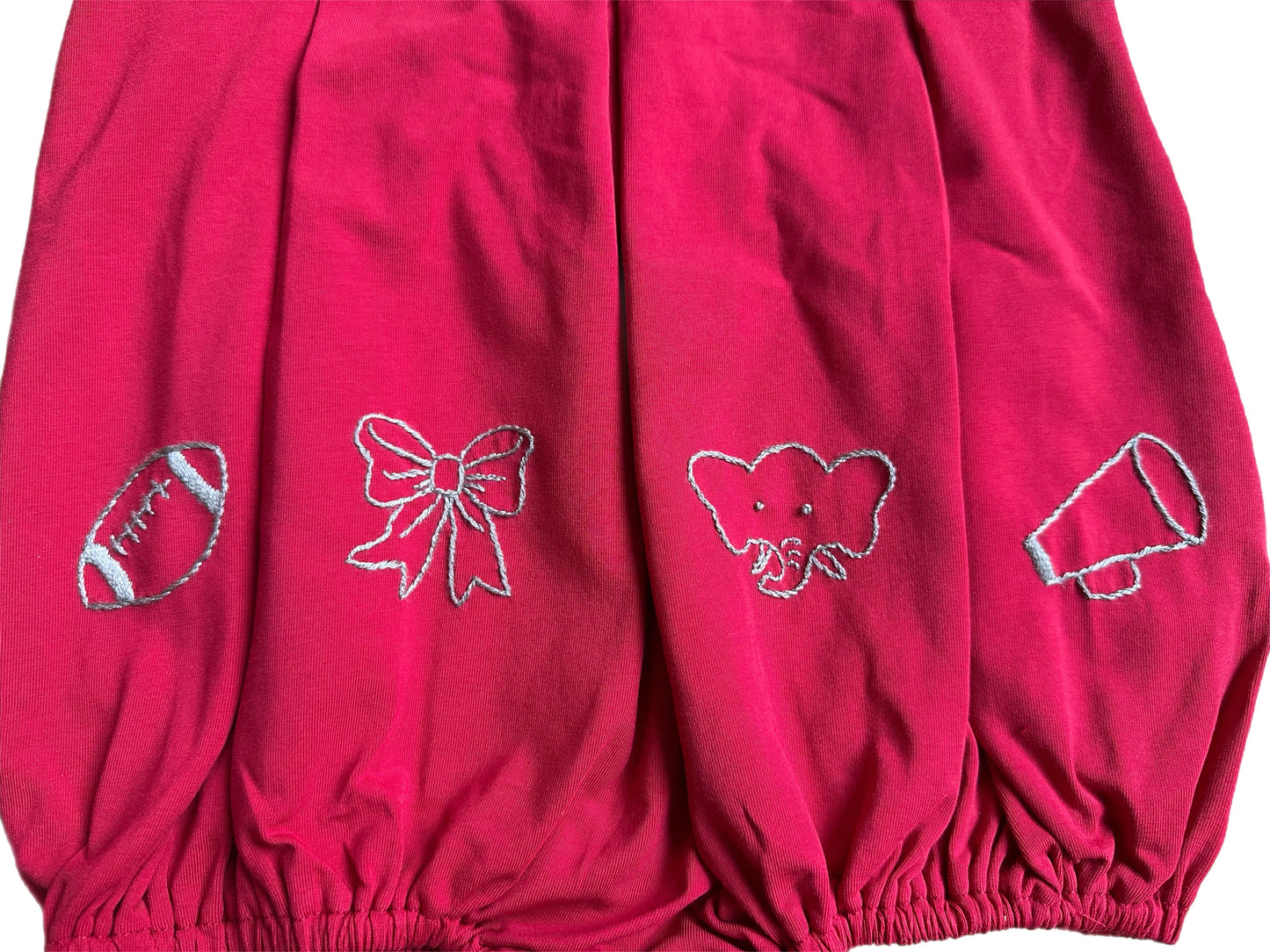 Embroidered Elephant Football Bubble