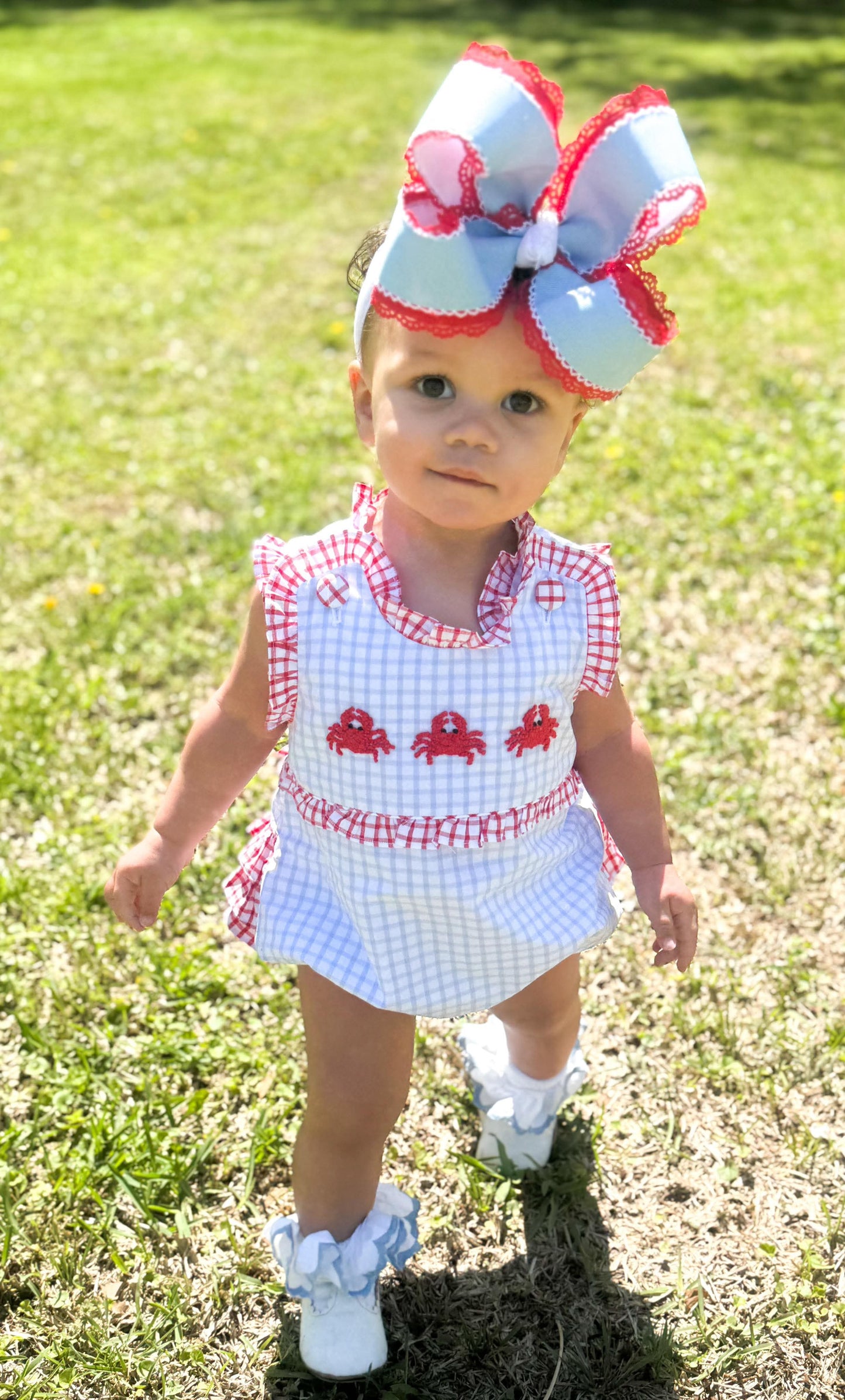 French Knot Crab Girls Bubble