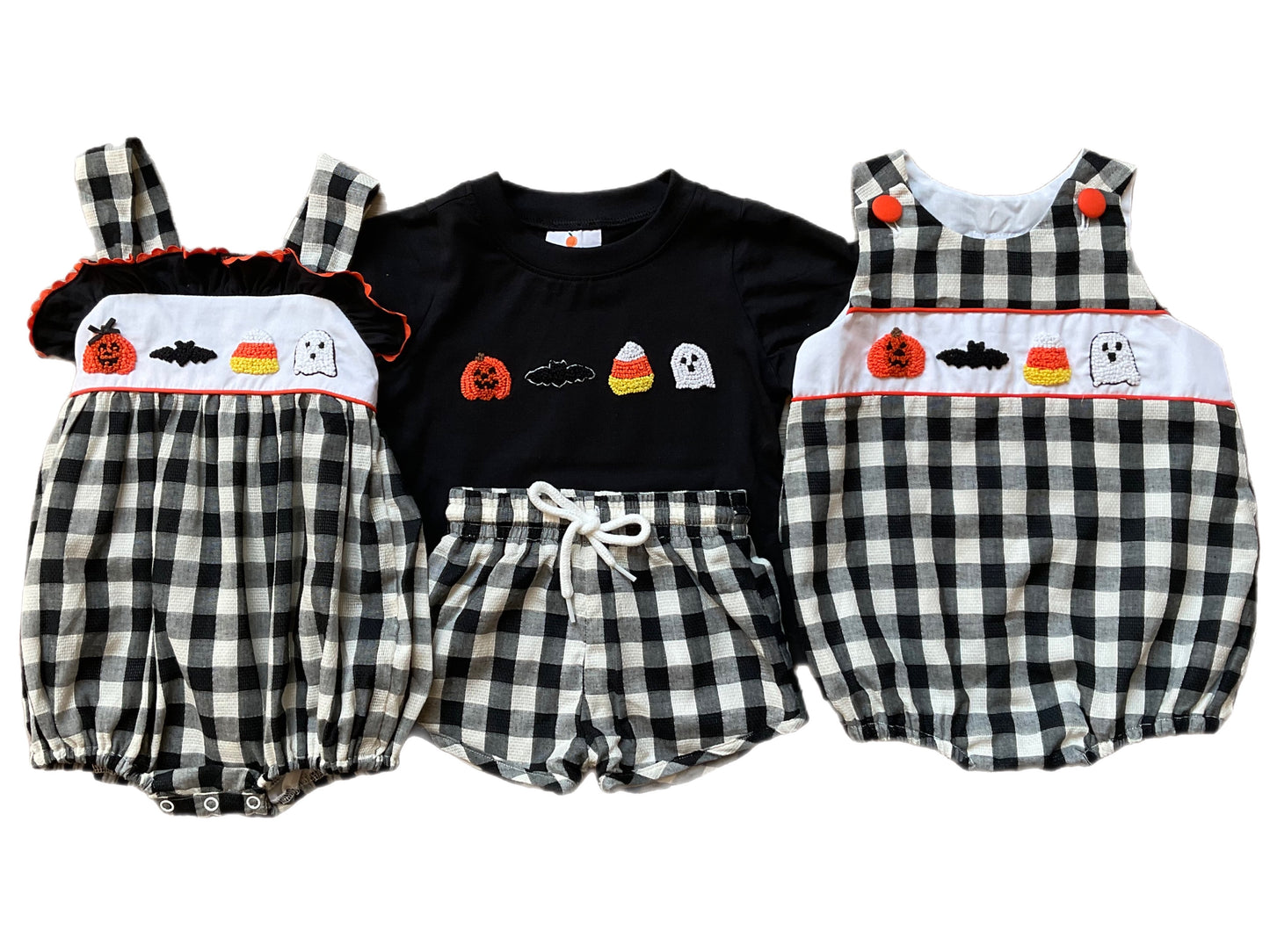 Boy’s Halloween Linen Short Set