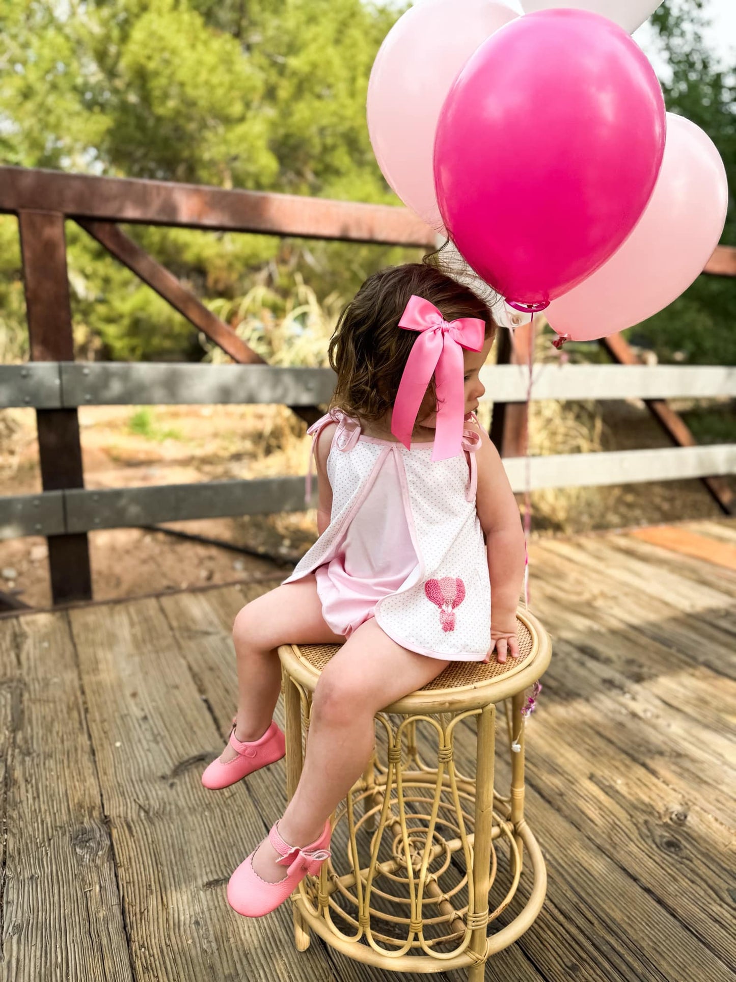Girl’s French Knot Balloon Bubble