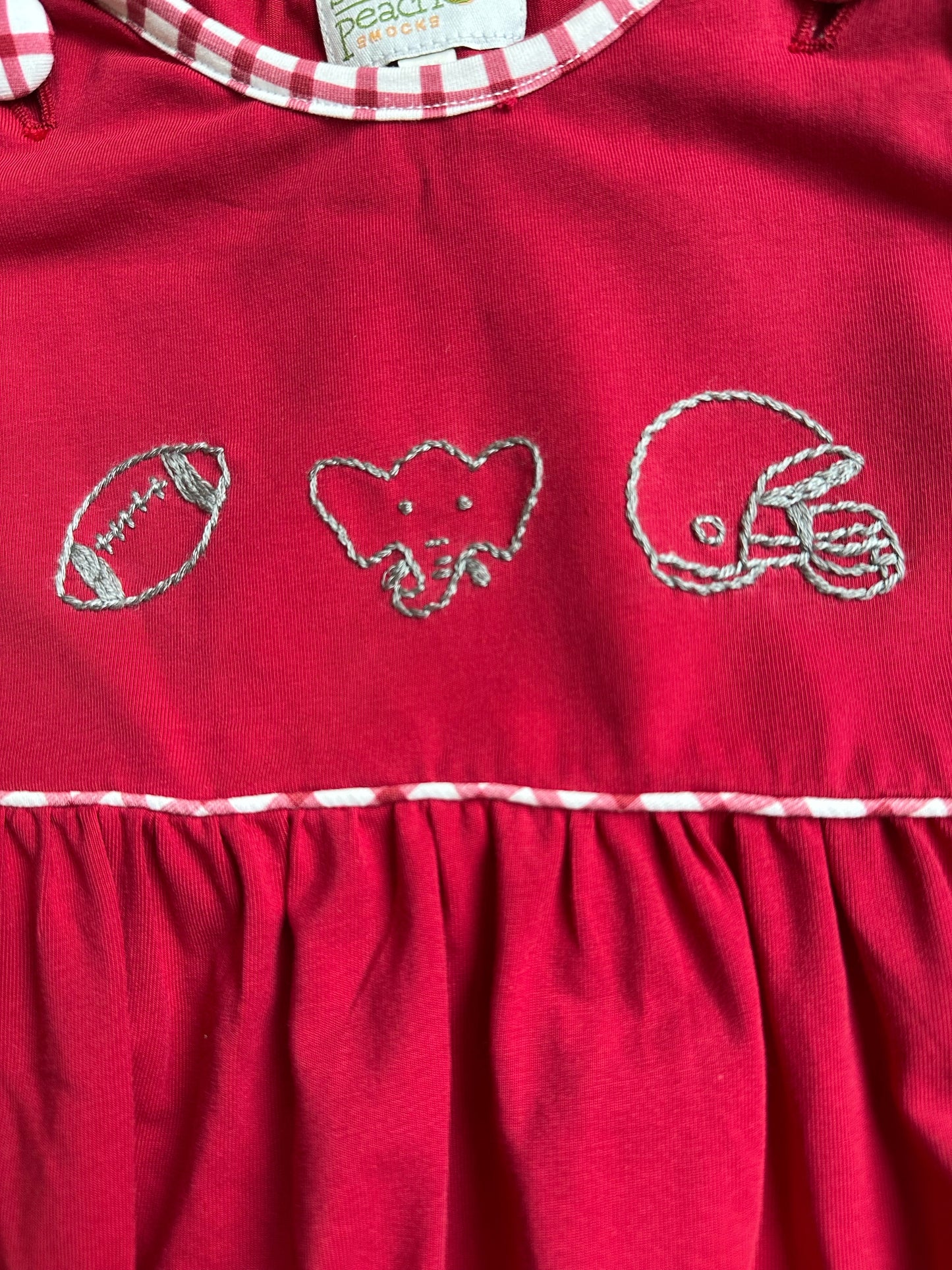 Embroidered Elephant Football Bubble