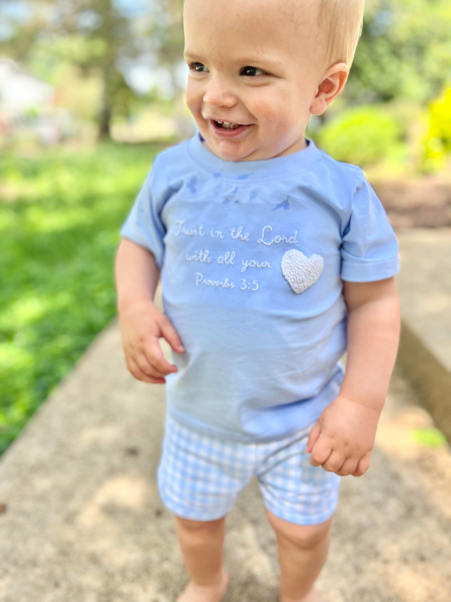 Boy’s Trust in the Lord with all your Heart Short Set
