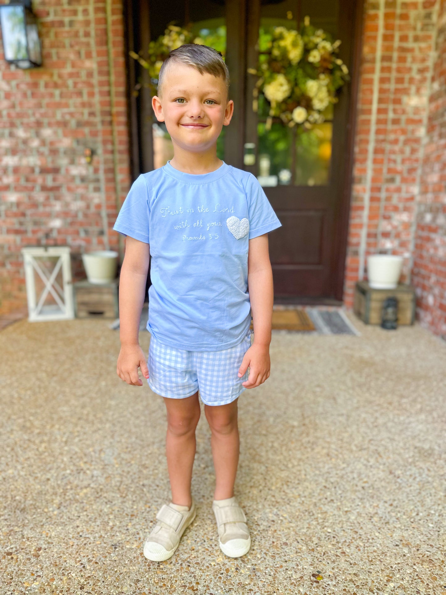 Boy’s Trust in the Lord with all your Heart Short Set