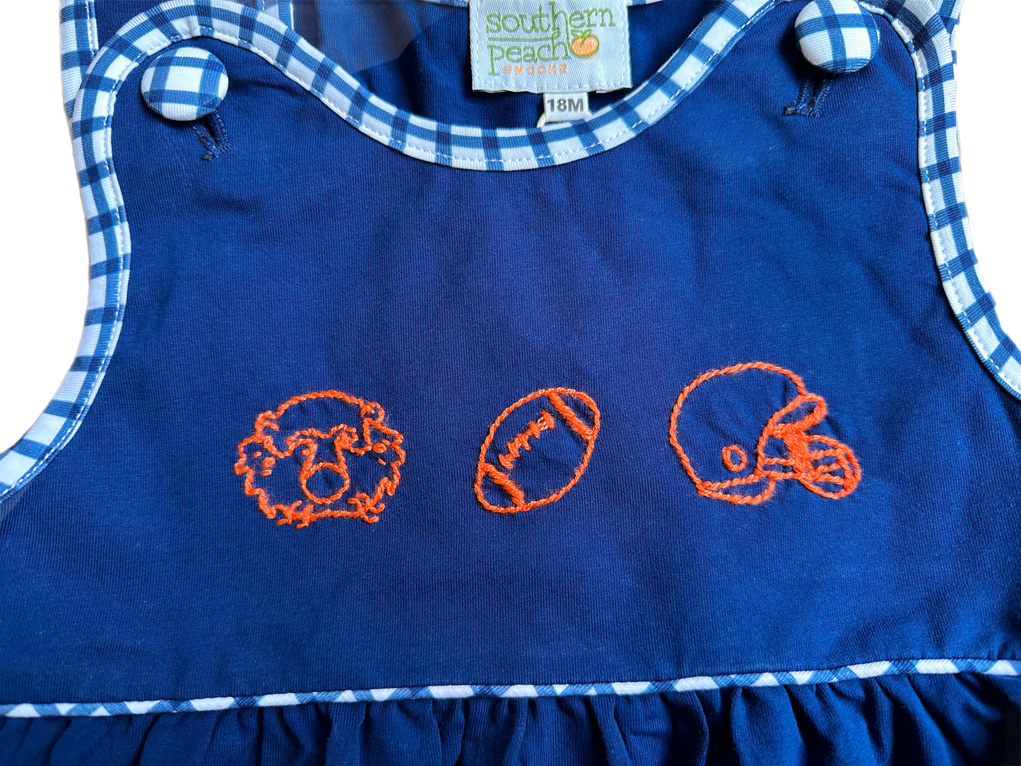 Embroidered Tiger Football Bubble