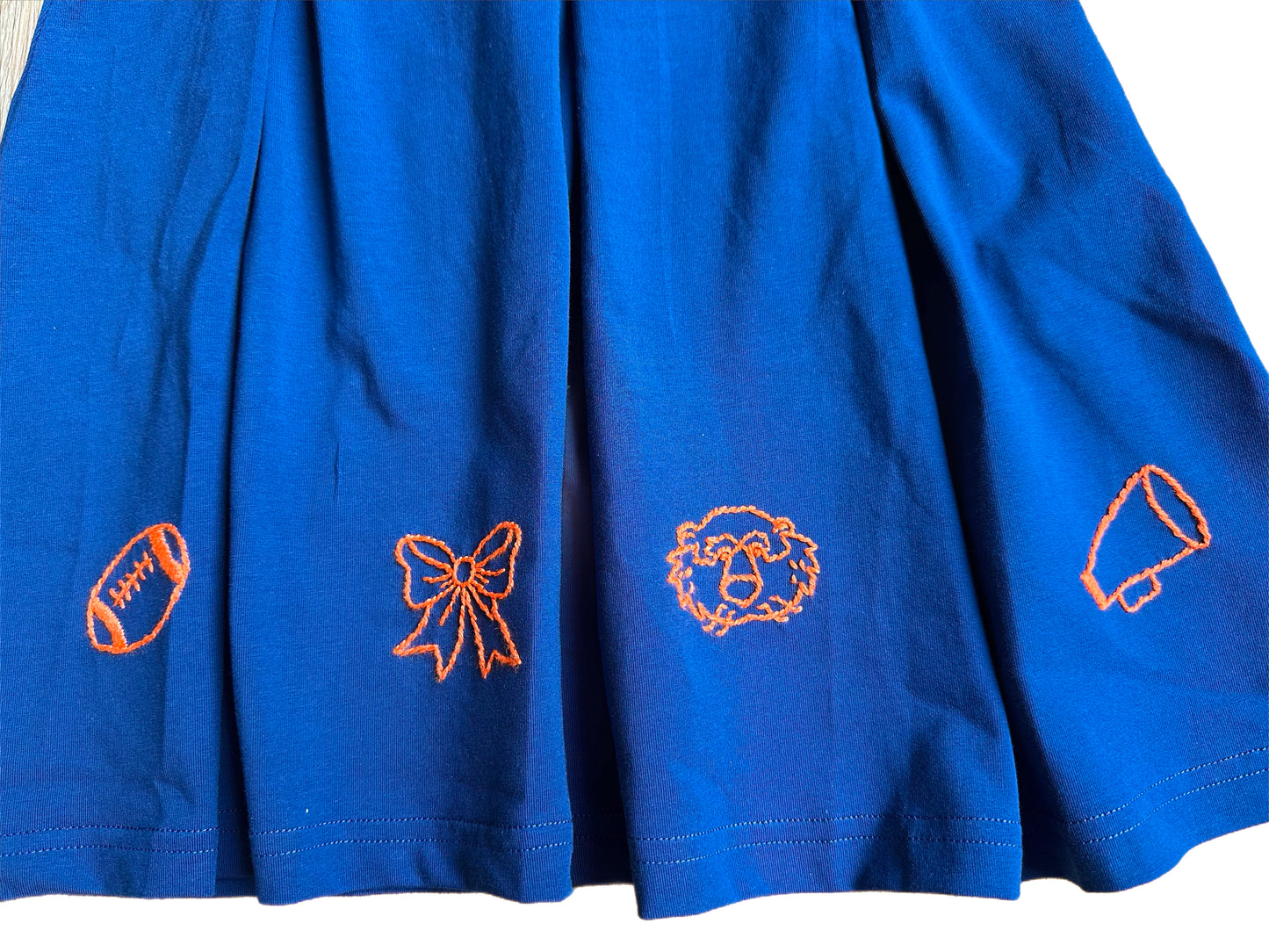 Embroidered Tiger Football Dress
