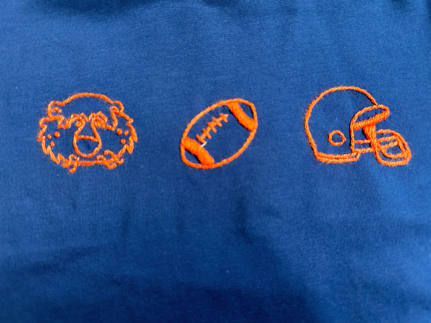 Embroidered Tiger Football Short Set