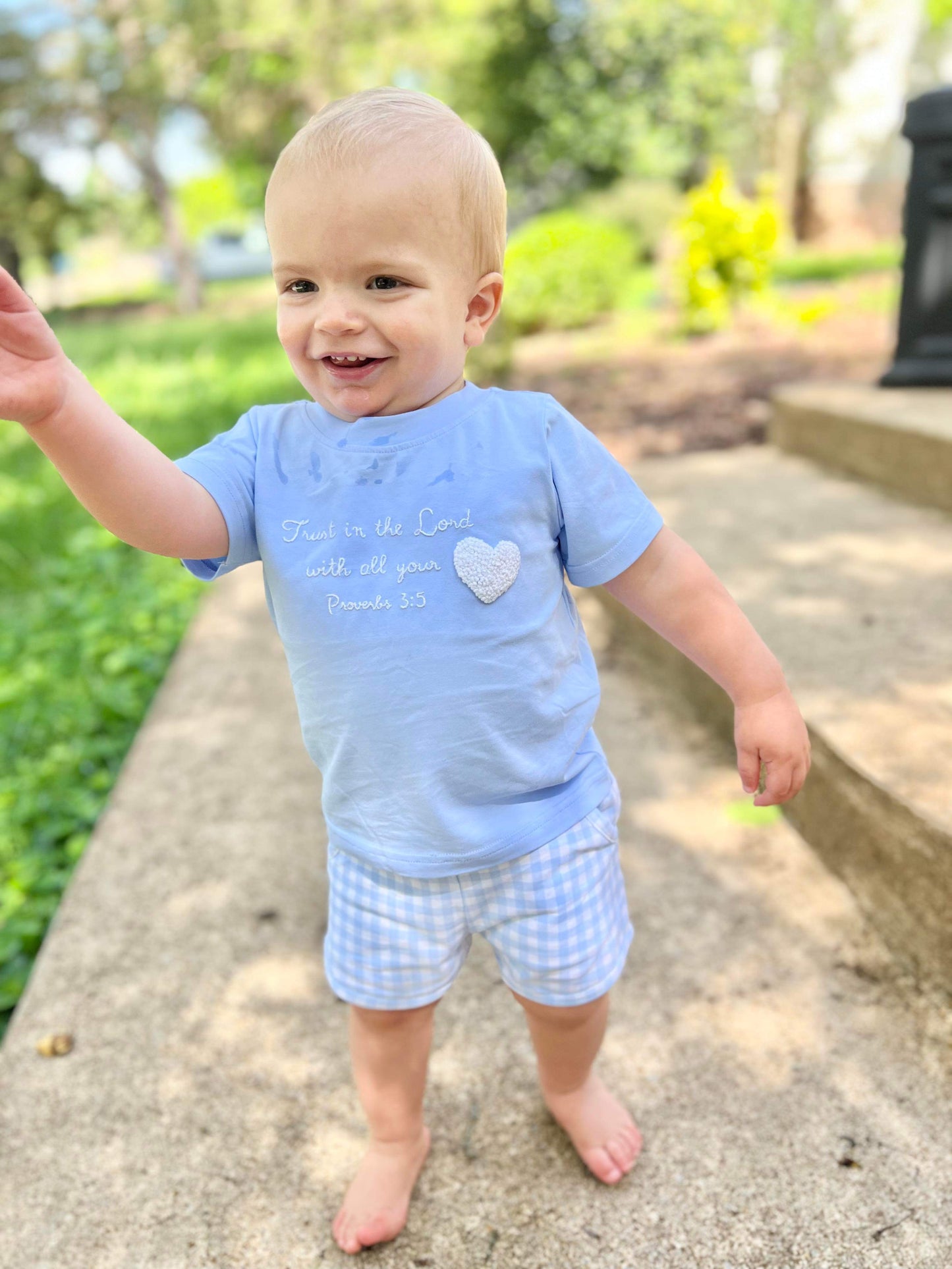 Boy’s Trust in the Lord with all your Heart Short Set
