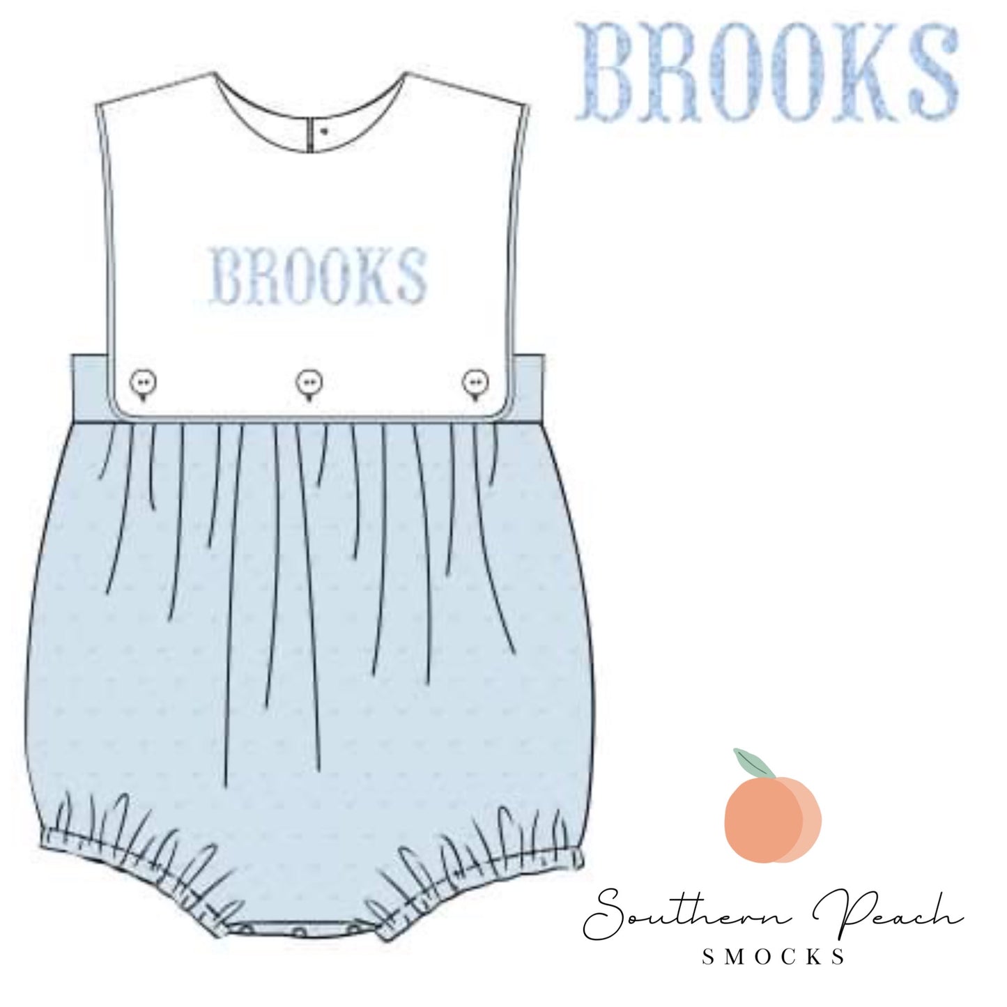 Boy’s French Knot Name Bubble will say MAMA’S BOY (can not personalize)