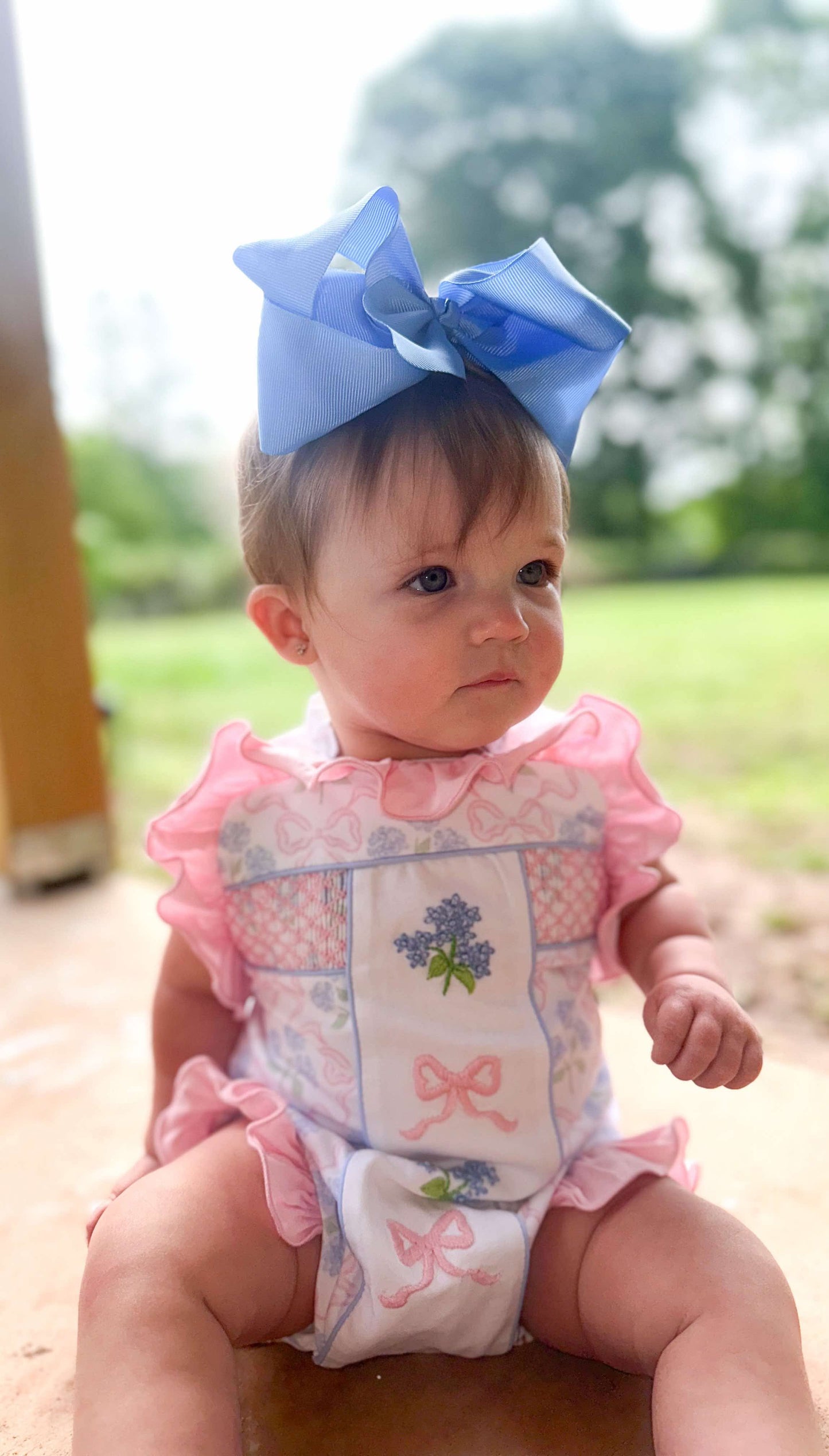Girl’s Hydrangea Blooms Sunsuit
