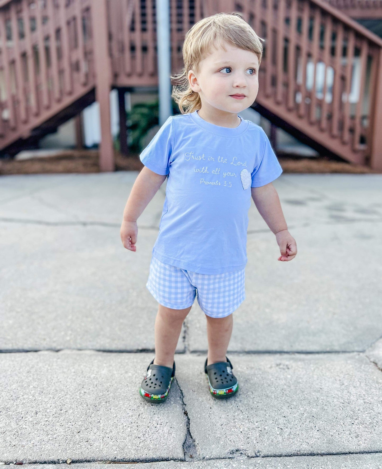 Boy’s Trust in the Lord with all your Heart Short Set