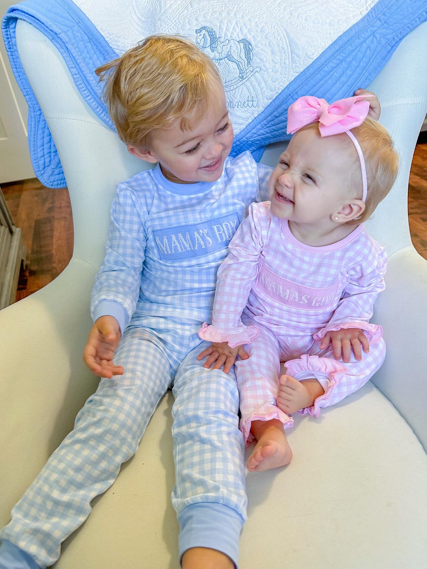 Girl’s Smocked Mama’s Girl Lounge Set