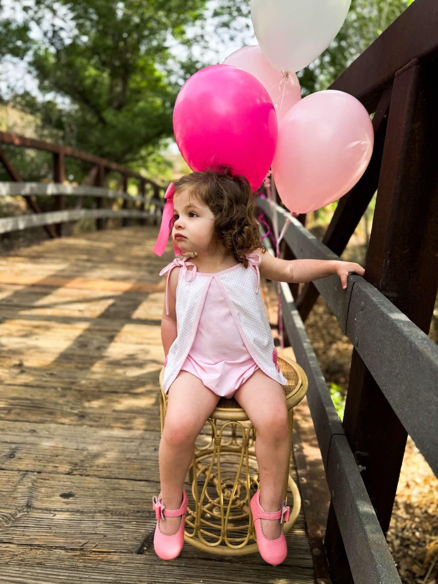 Girl’s French Knot Balloon Bubble