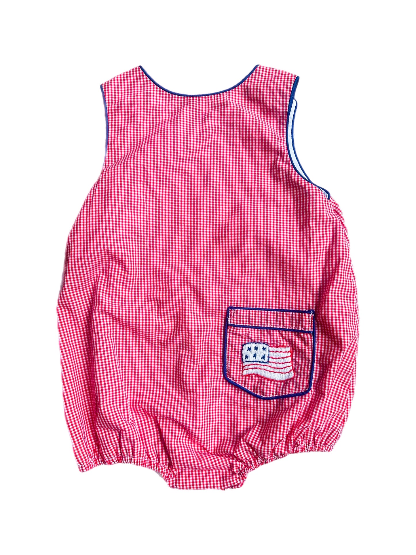 All-American Embroidered Flag Boy Bubble