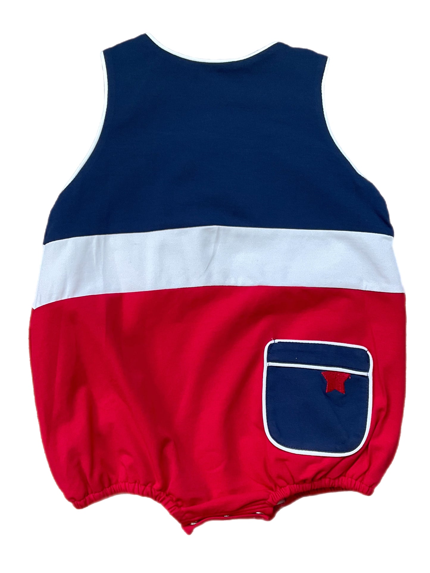 Boy’s French Knot Flag Bubble