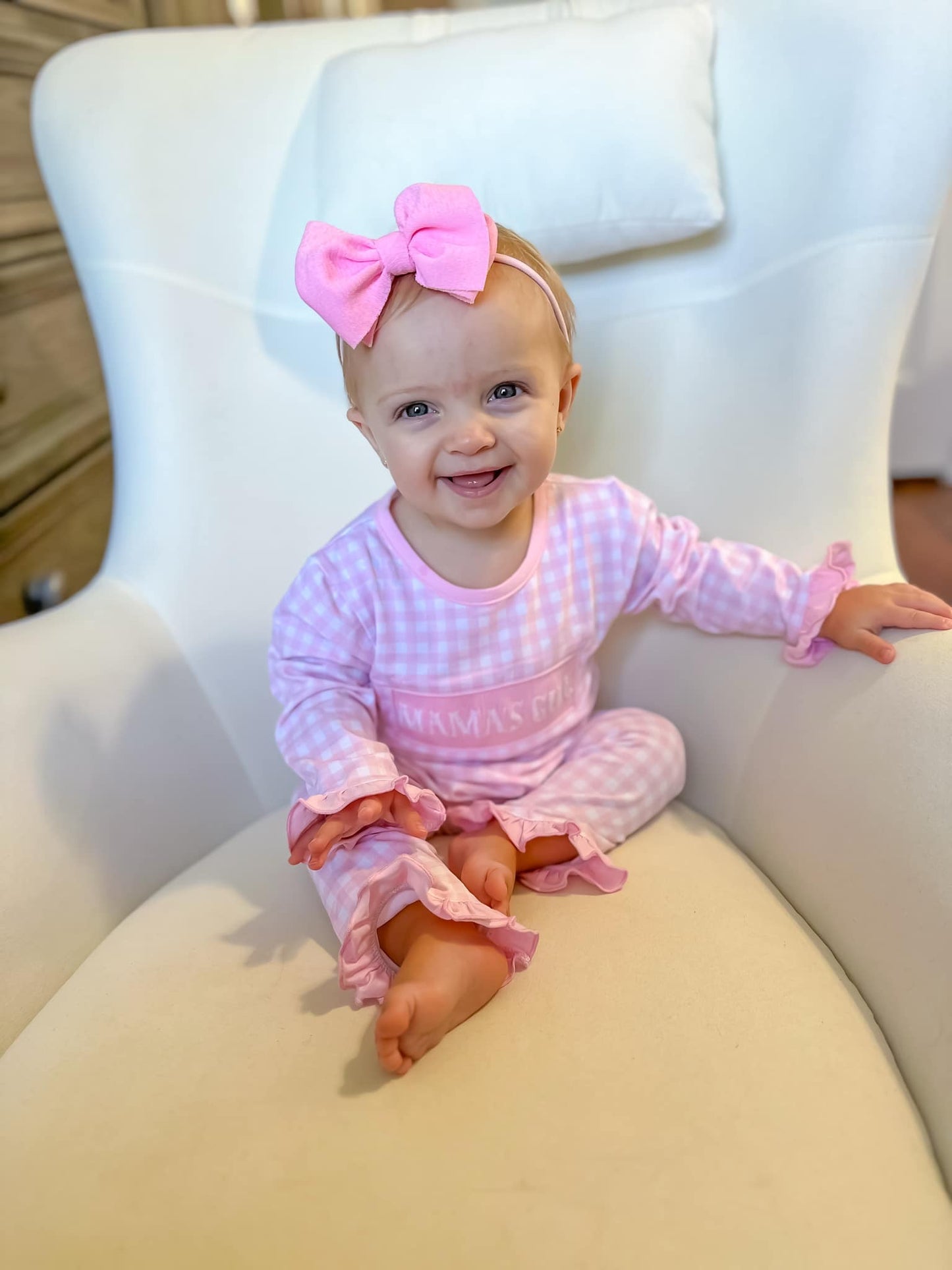 Girl’s Smocked Mama’s Girl Lounge Set