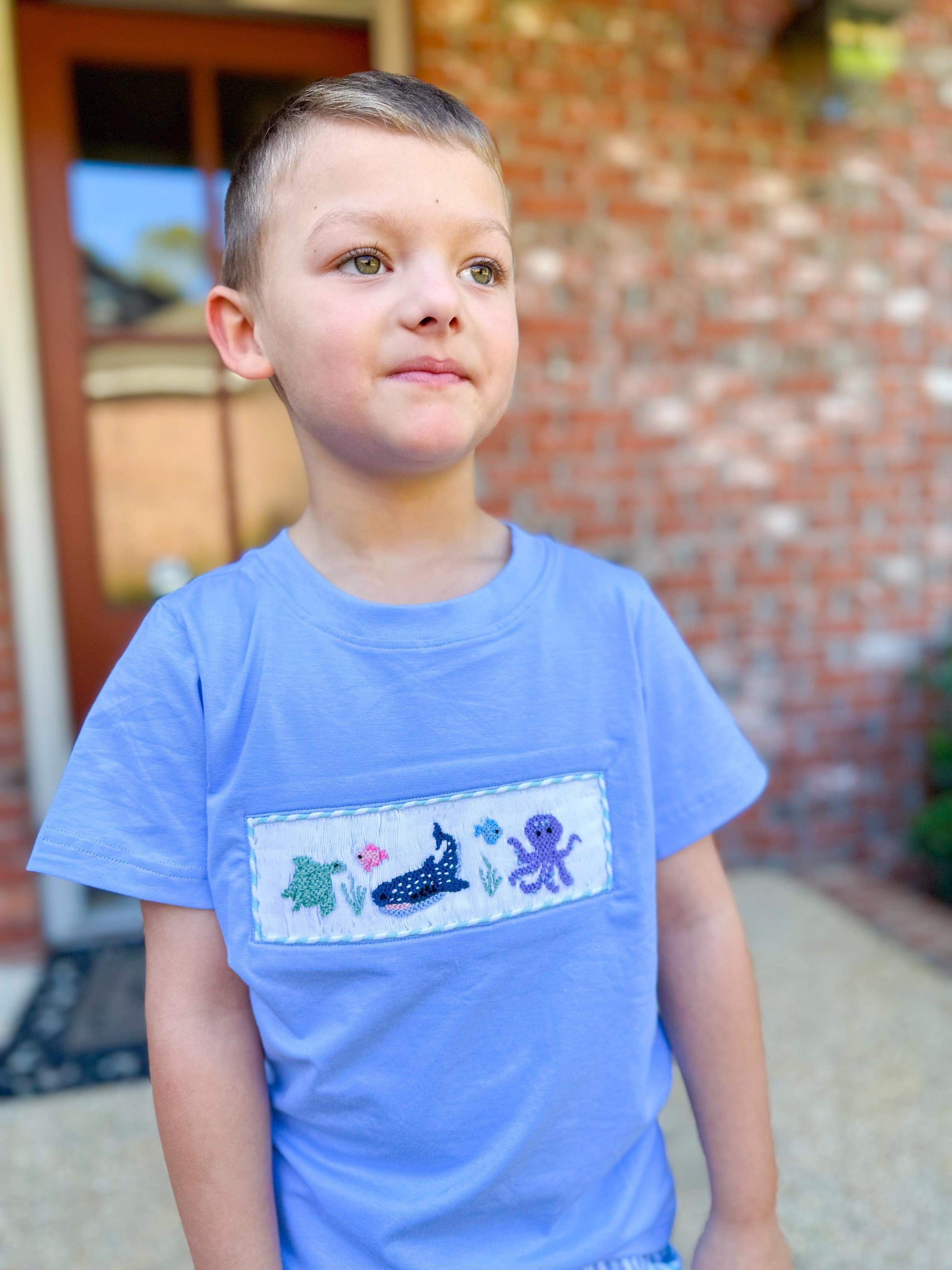 southern peach smocks aquarium outfit