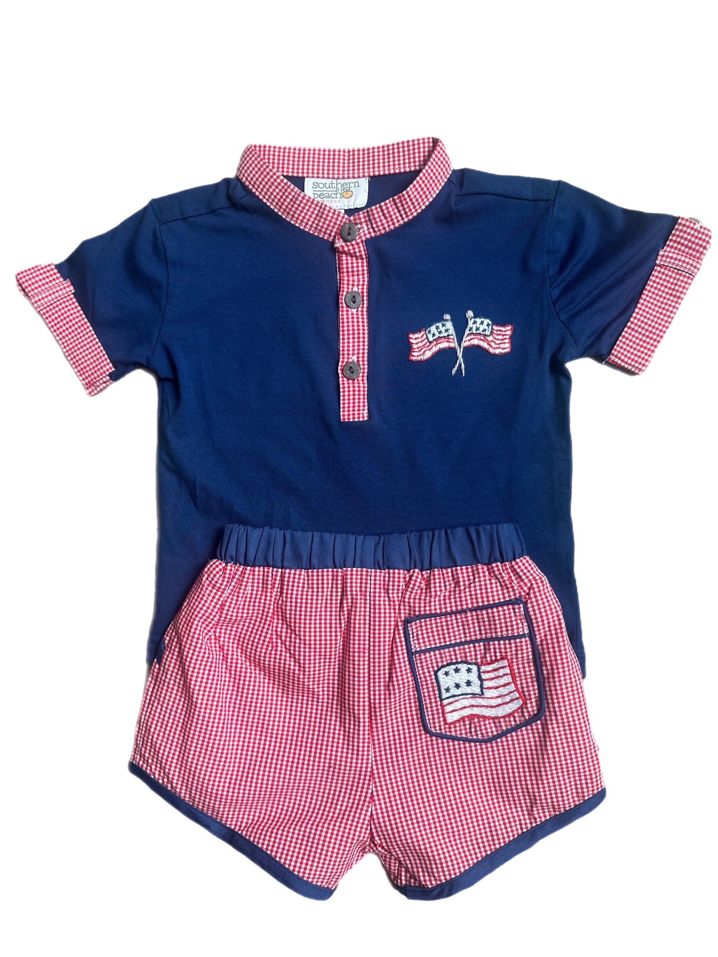 All-American Boy’s Flag Short Set