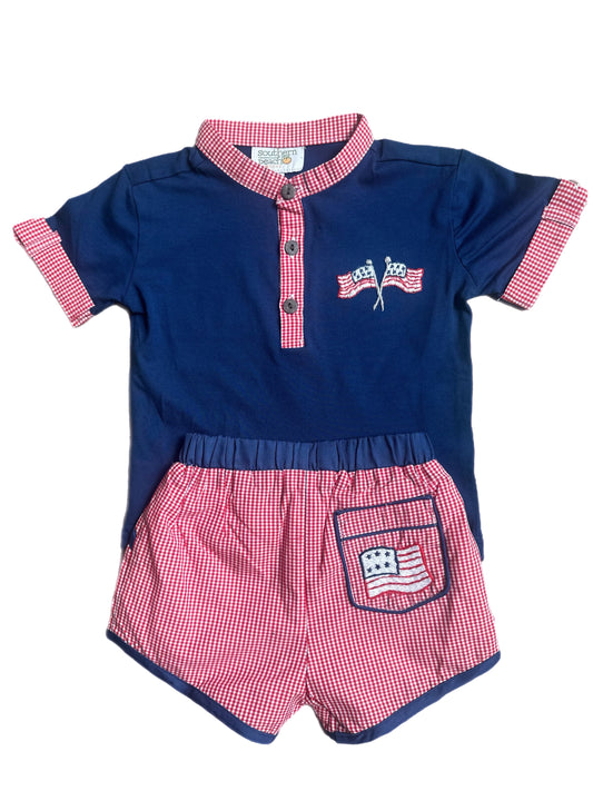 All-American Boy’s Flag Short Set
