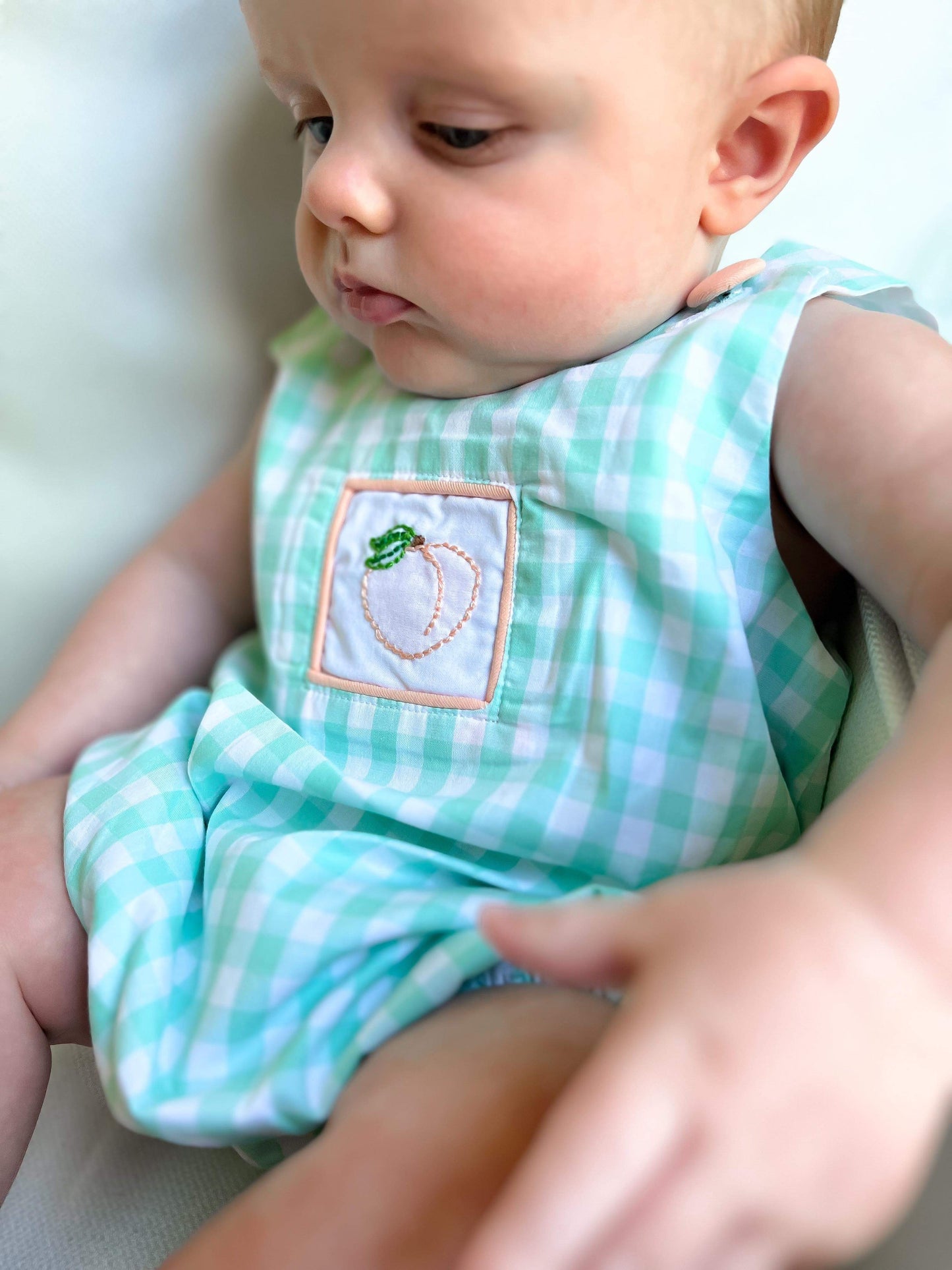 Boy's Peach Bubble Outfit