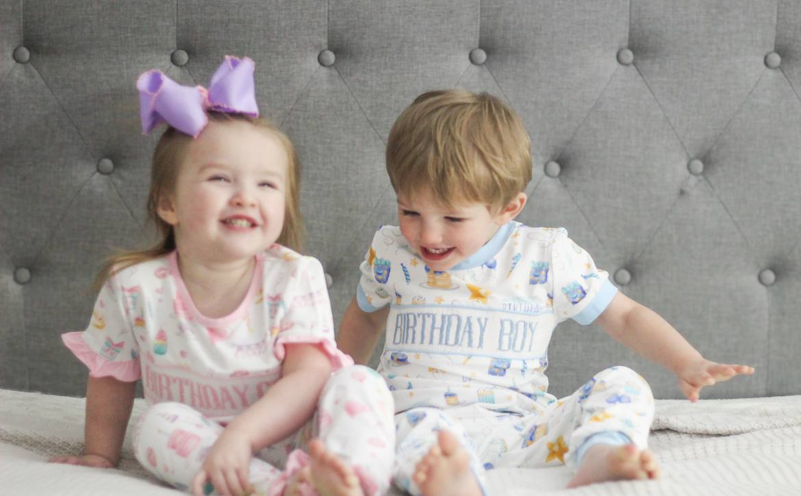 Birthday Girl Smocked Pajama Set