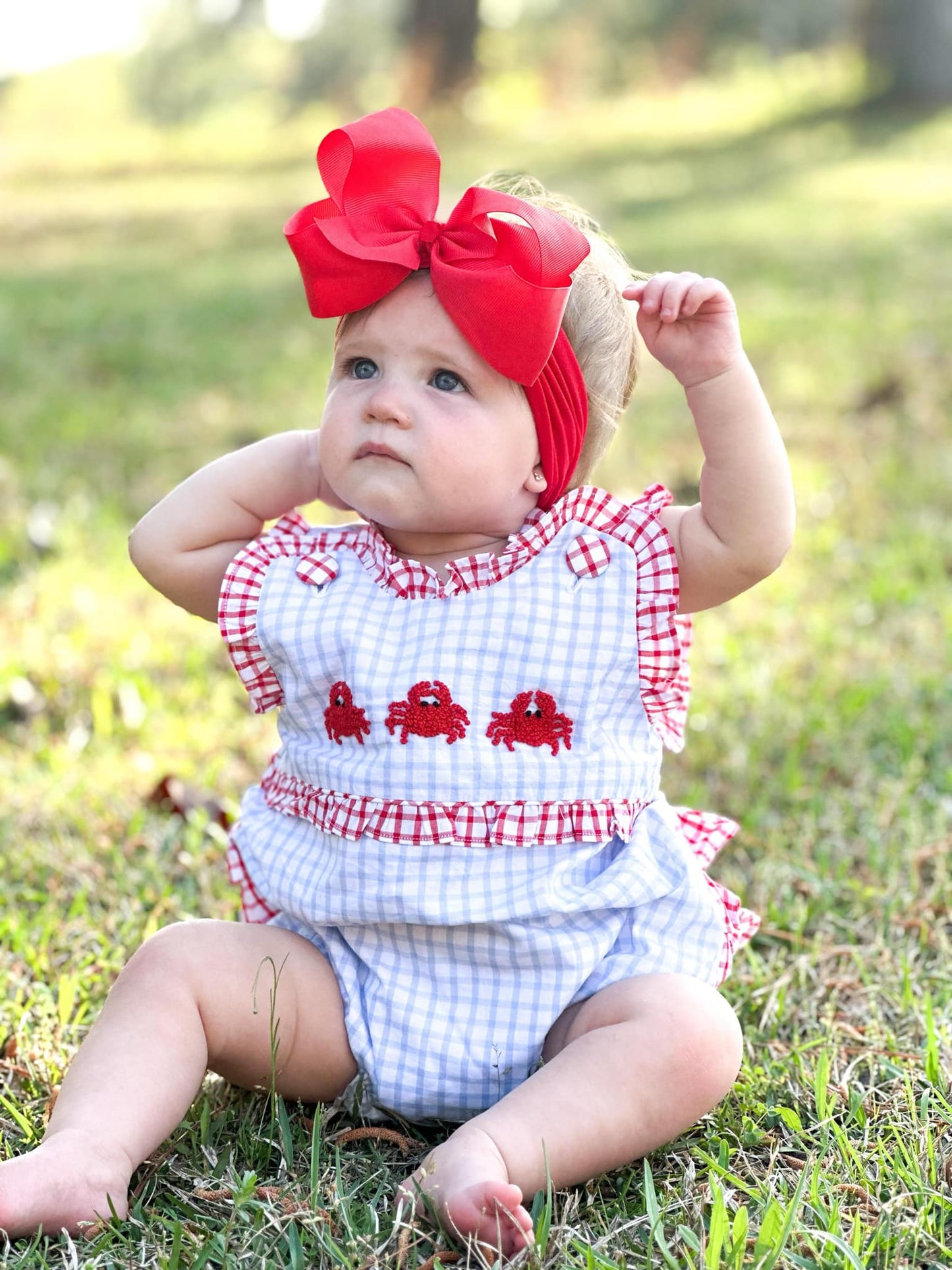 French Knot Crab Girls Bubble