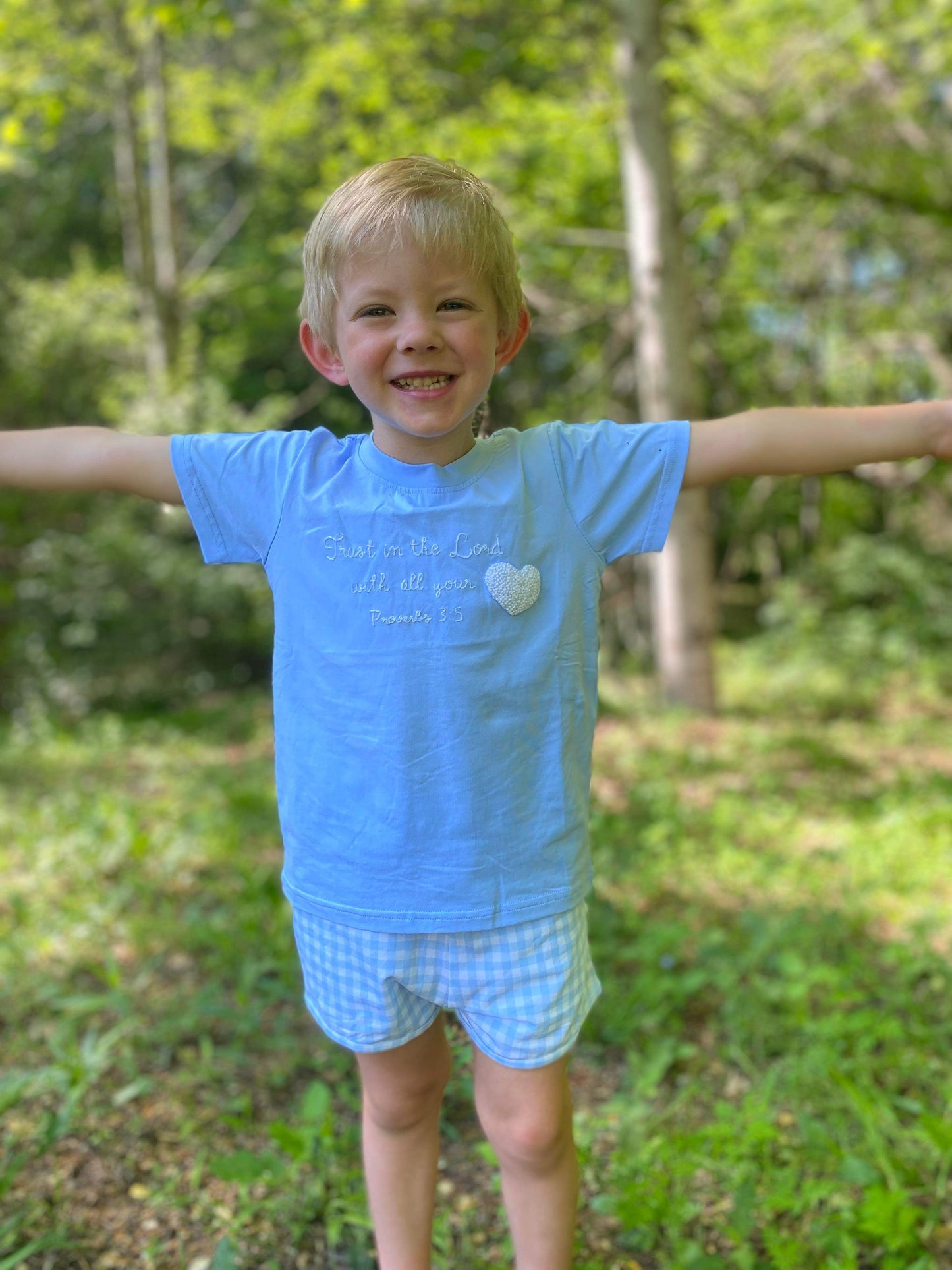Boy’s Trust in the Lord with all your Heart Short Set