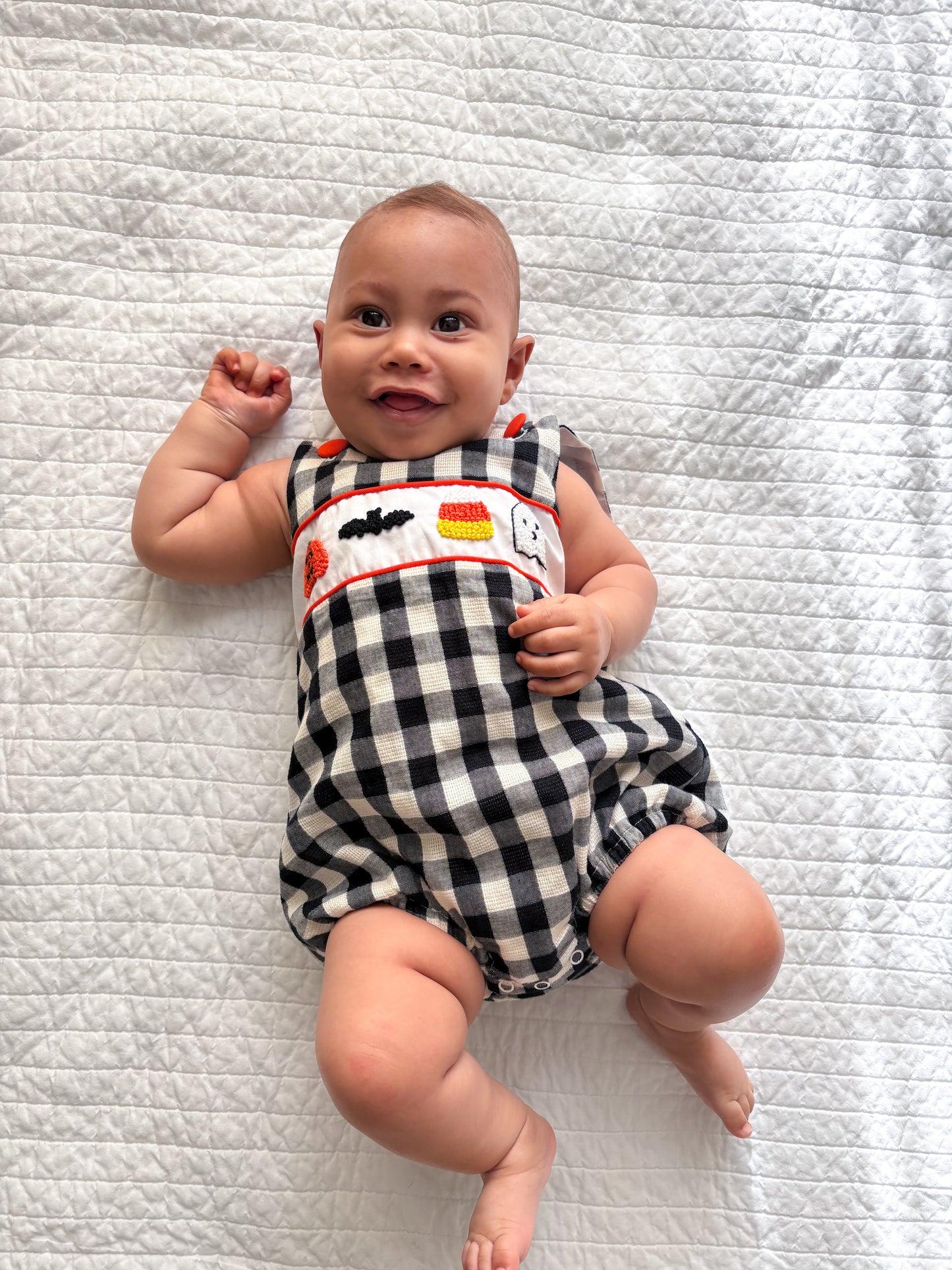 Boy's Linen Halloween Bubble