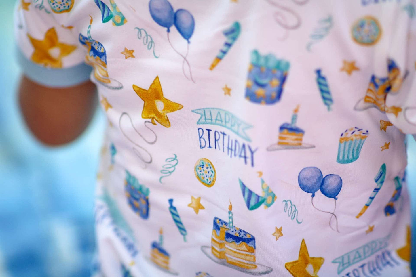 Birthday Boy Smocked Pajama Set