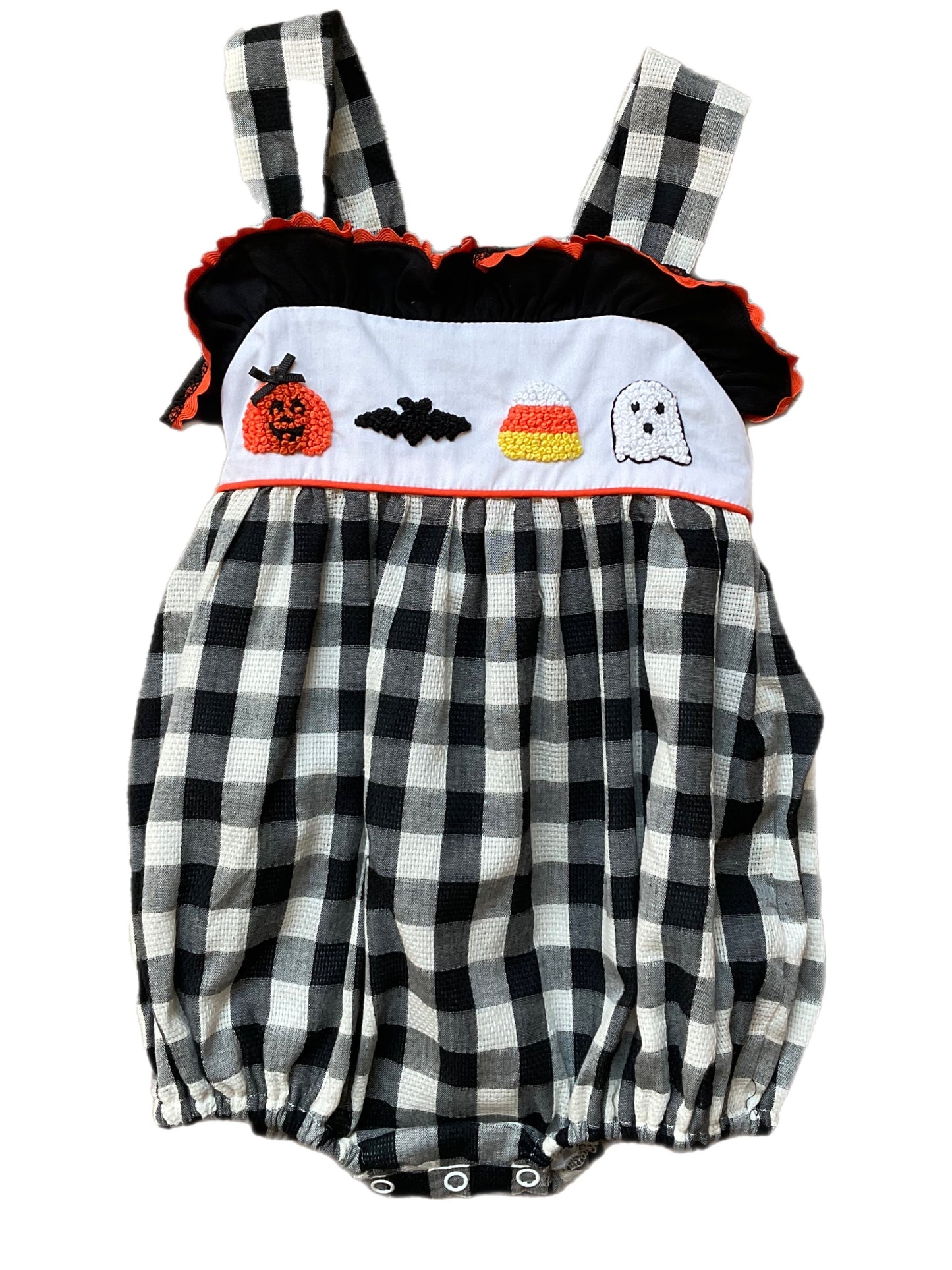 Girl's Linen Halloween Bubble