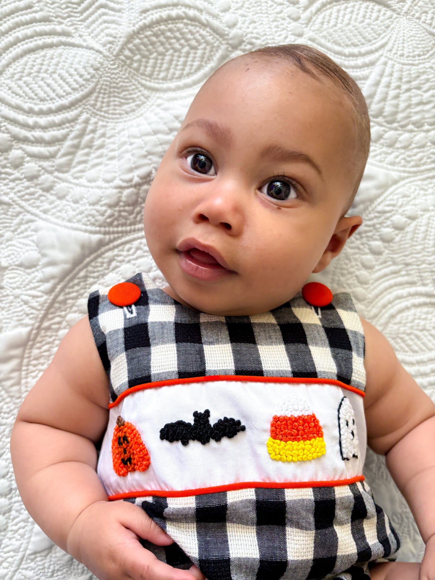 Boy's Linen Halloween Bubble