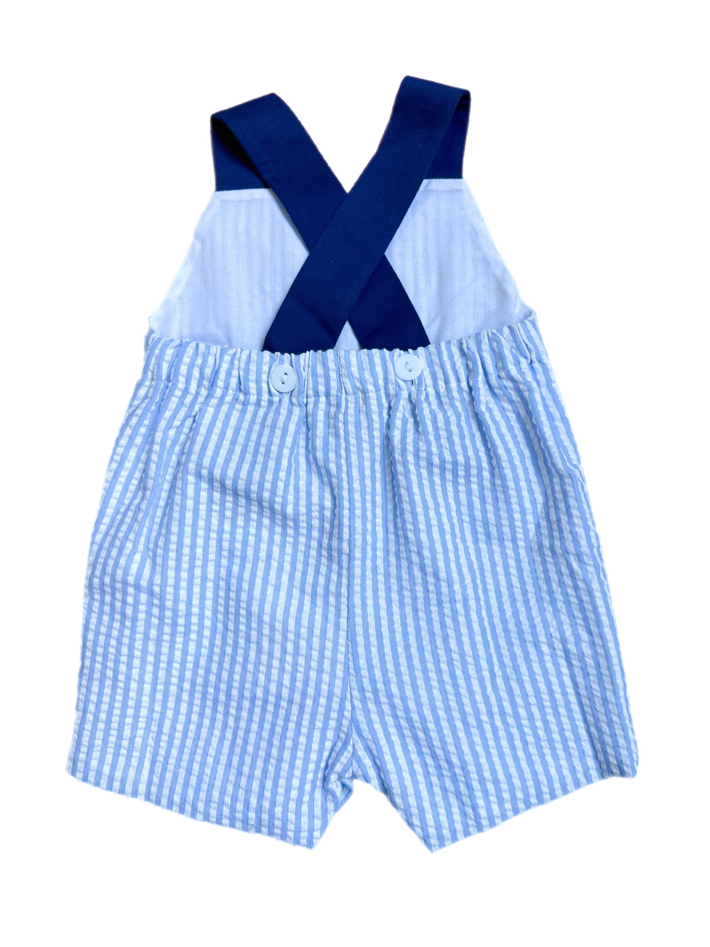 Boys French Knot Balloon Romper
