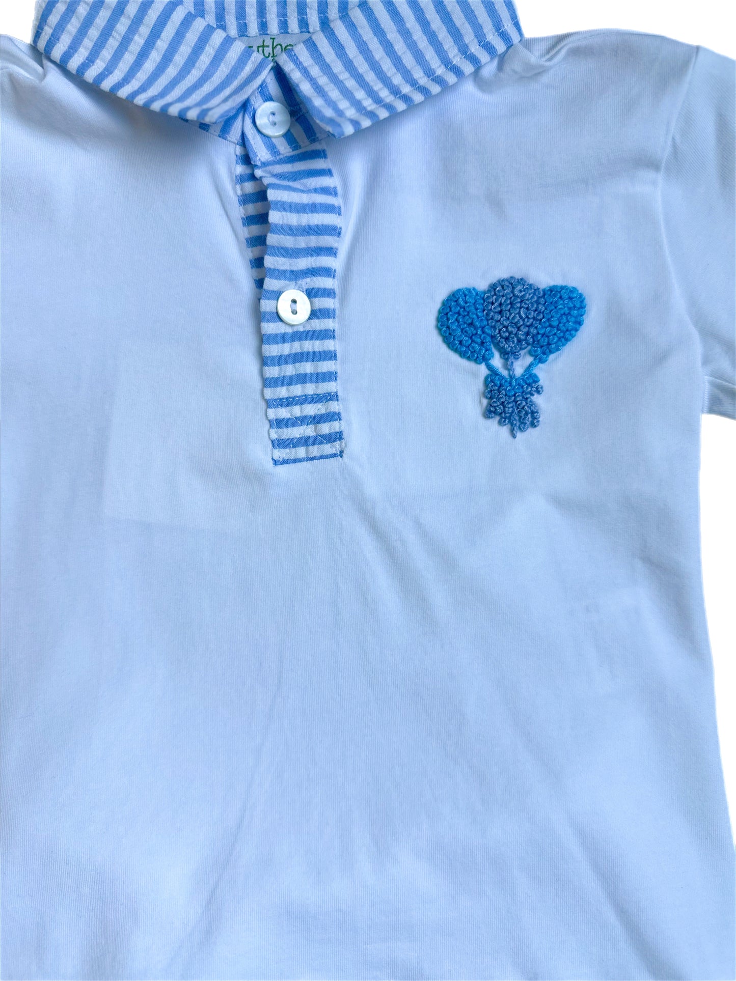 Boys French Knot Balloon Short Set