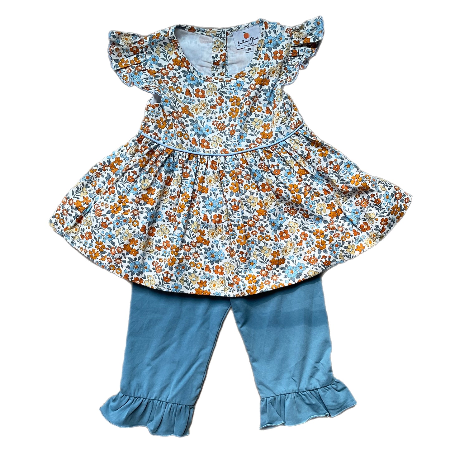 Girl’s Floral Pant Set