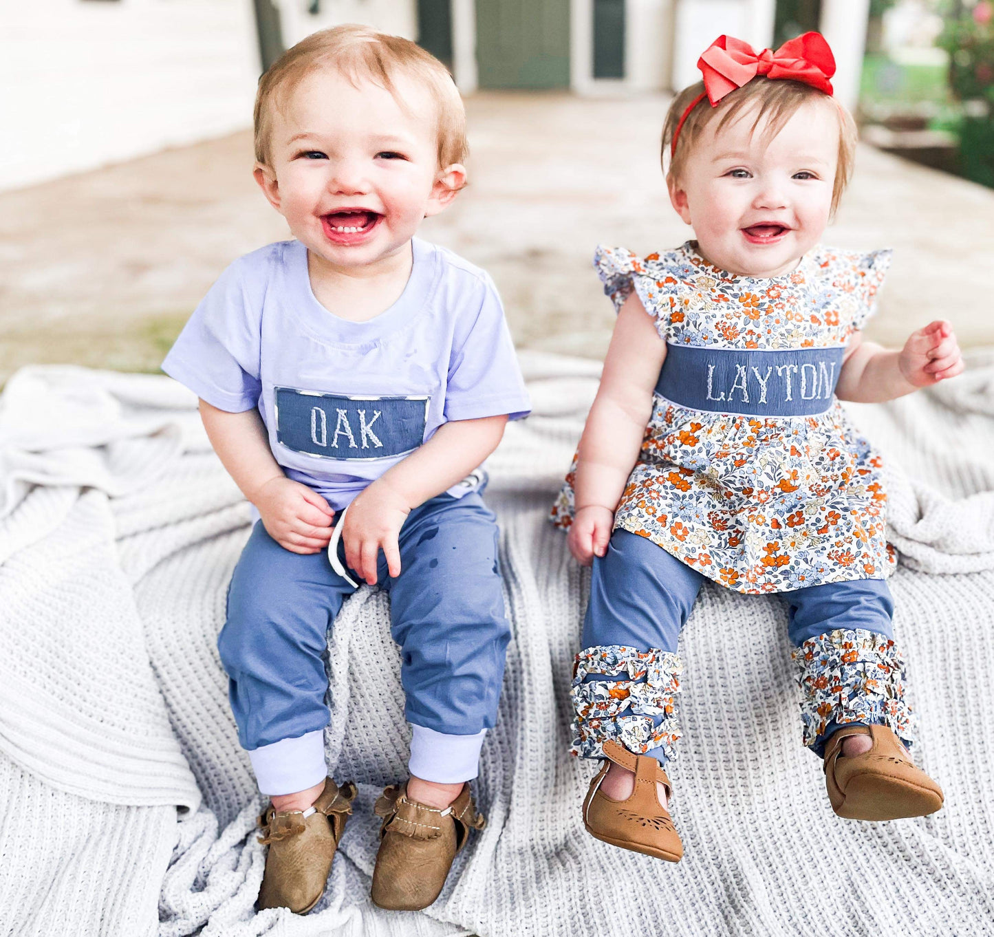 Boy’s Smocked Jogger (Smocking says Mama’s Boy)