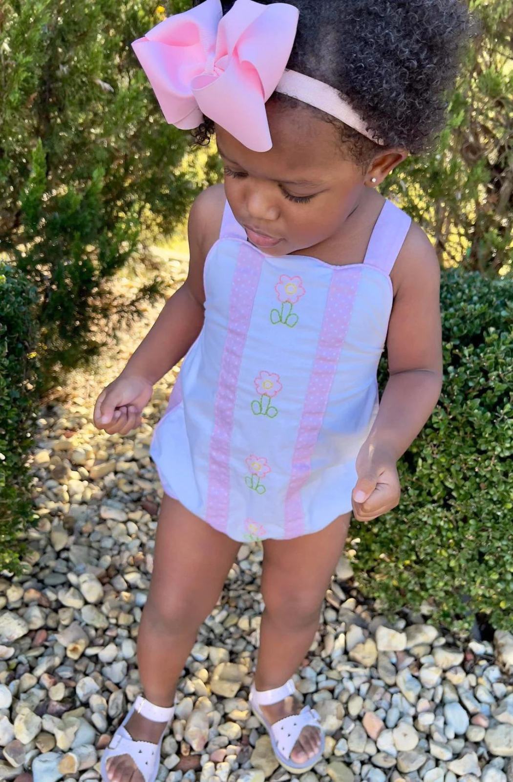 Girl’s Vintage Floral Bubble