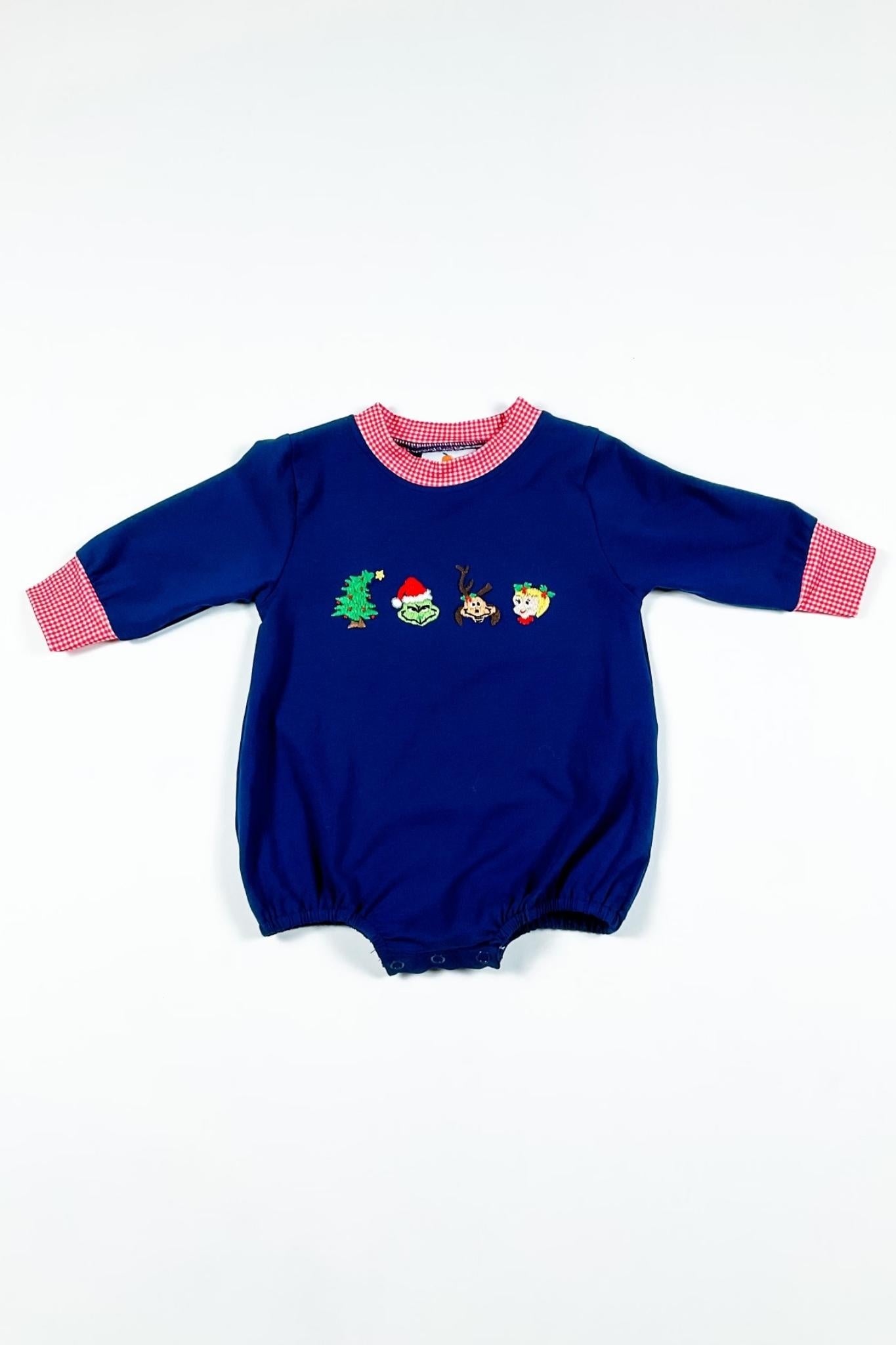 Boy's How the Grinch Stole Christmas Bubble – Southern Peach