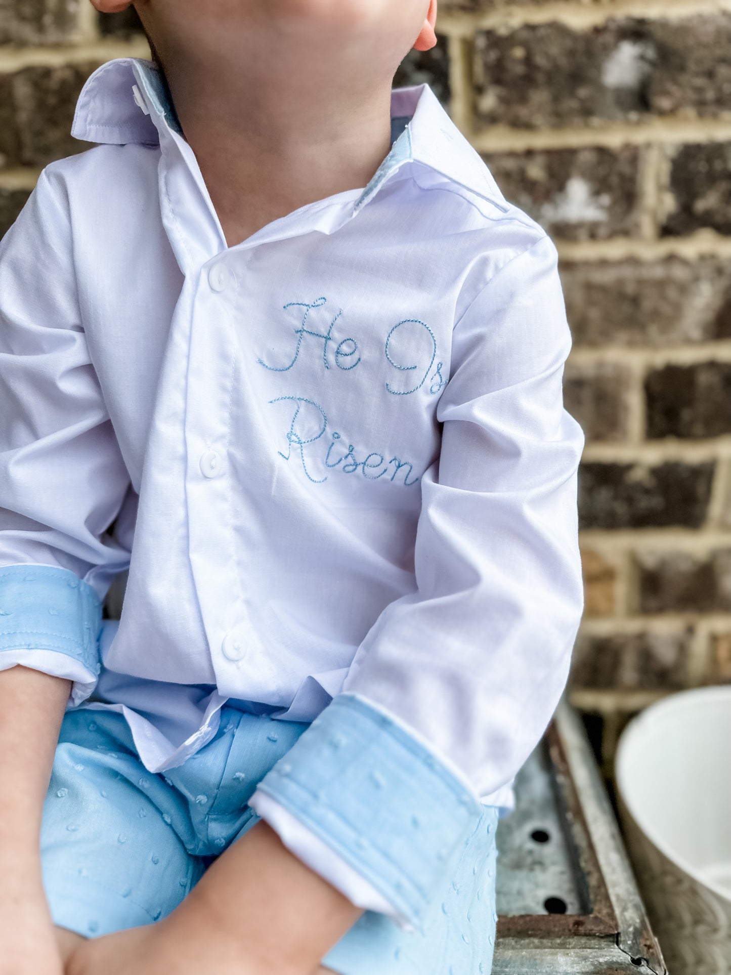 He Is Risen Boy’s Short Set